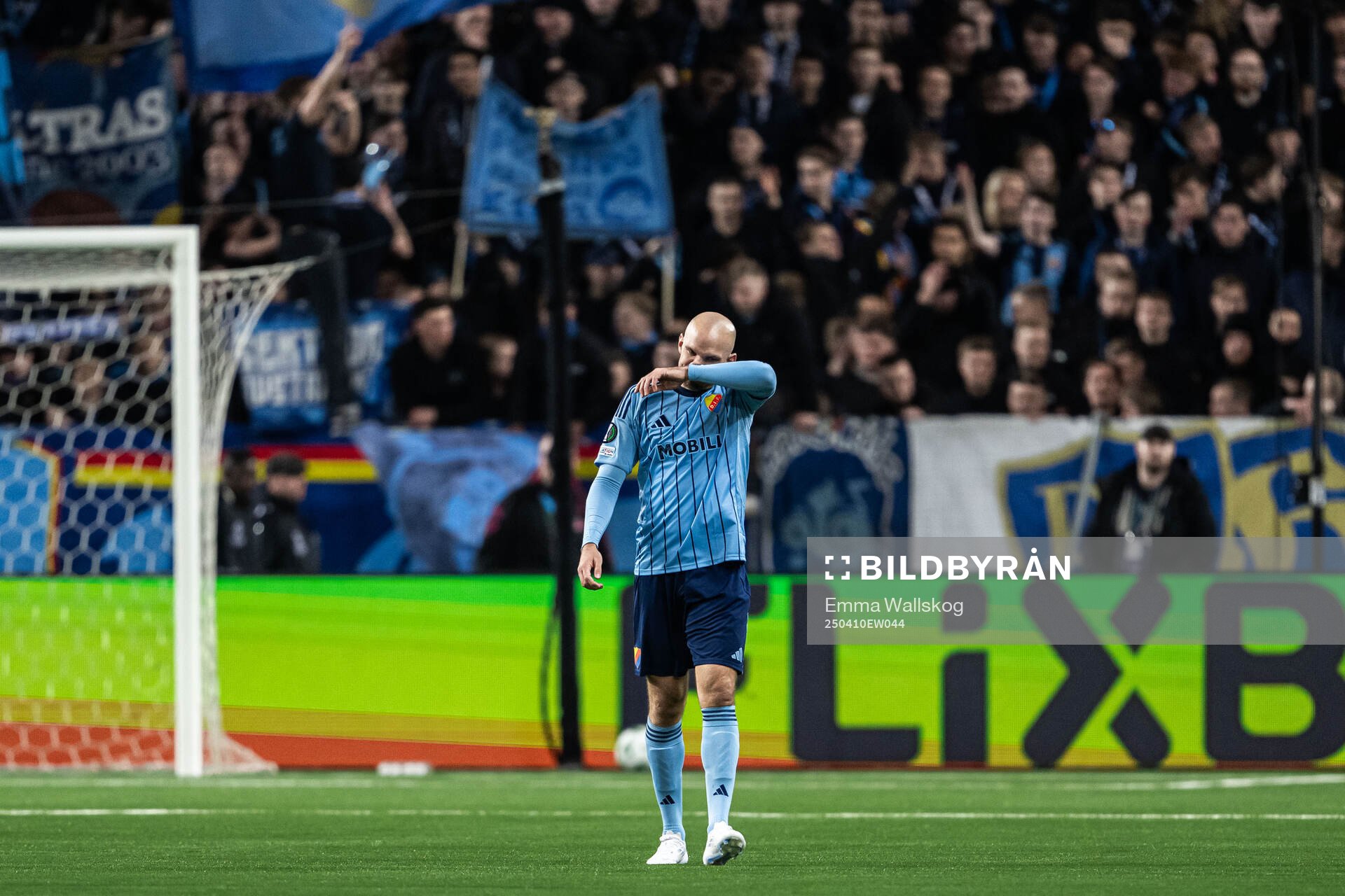 Marcus Danielson of Djurgården looks dejected