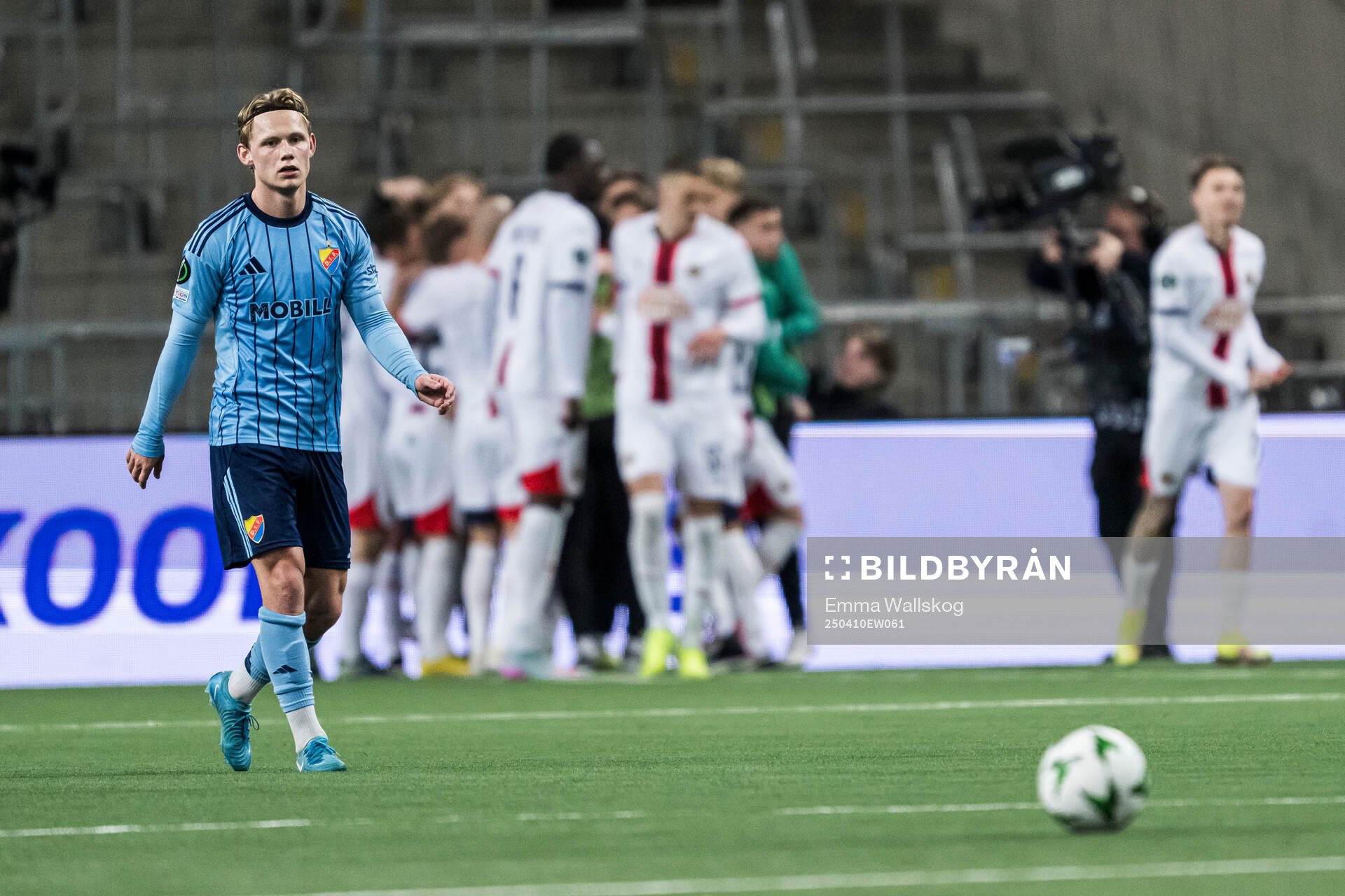 Tobias Gulliksen of Djurgården looks dejected