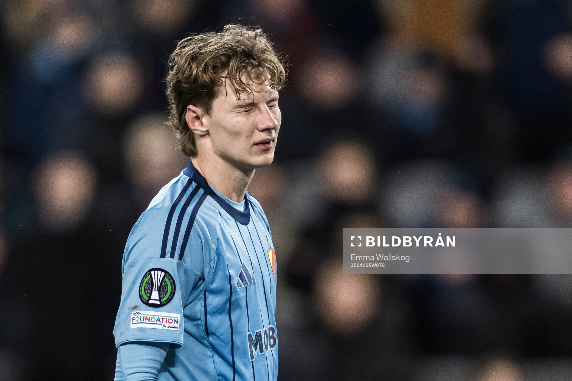August Priske Flyger of Djurgården looks dejected