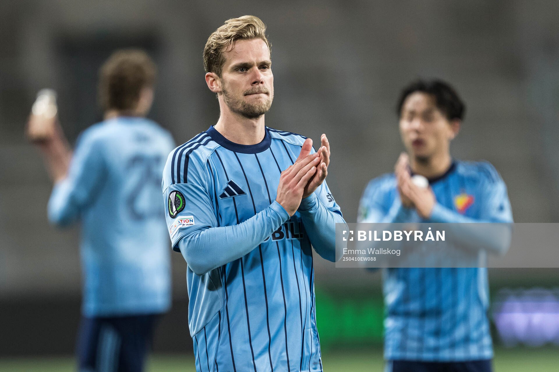 Hampus Finndell of Djurgården looks dejected