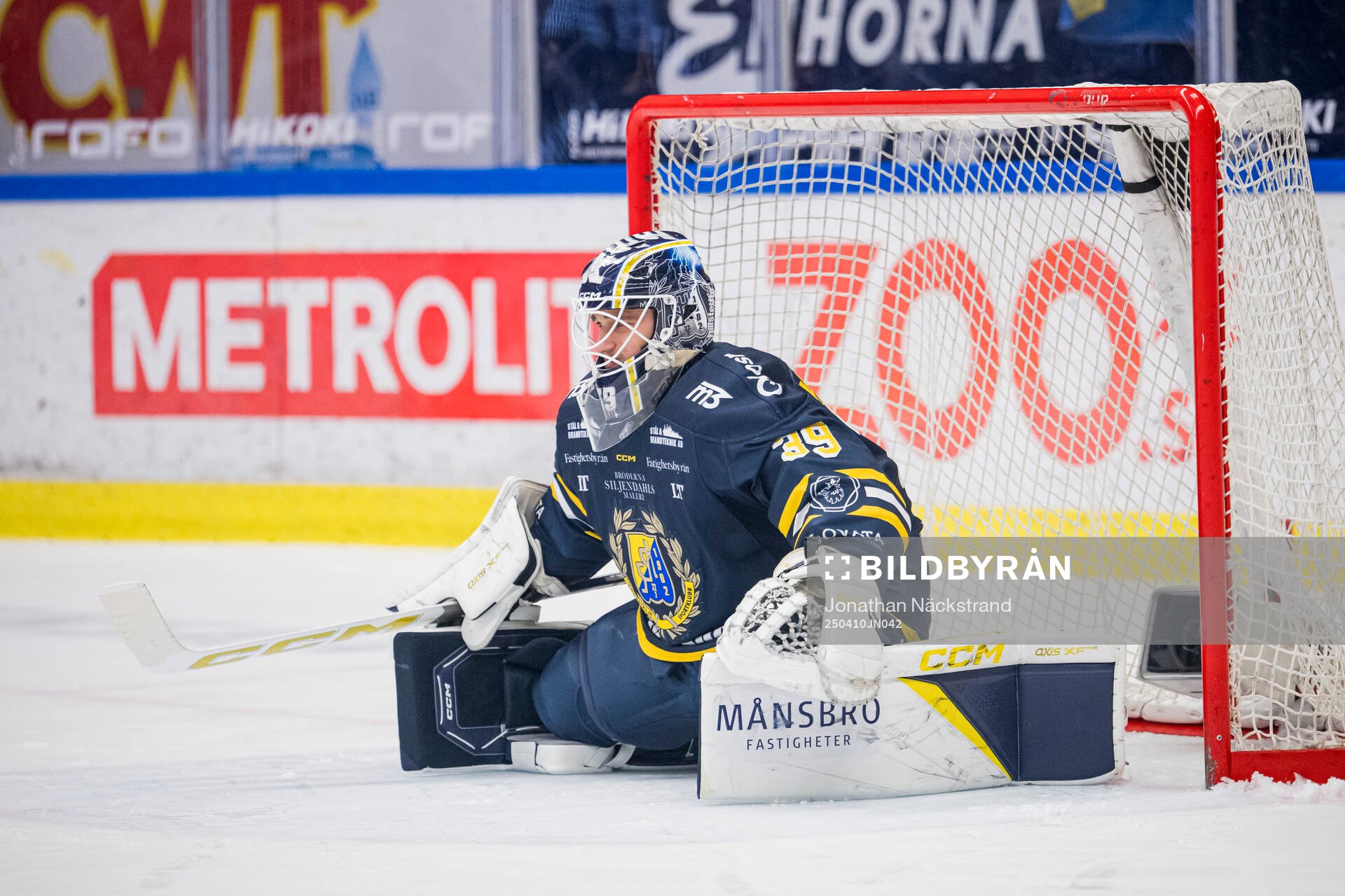 Södertäljes målvakt Oliver Håkansson