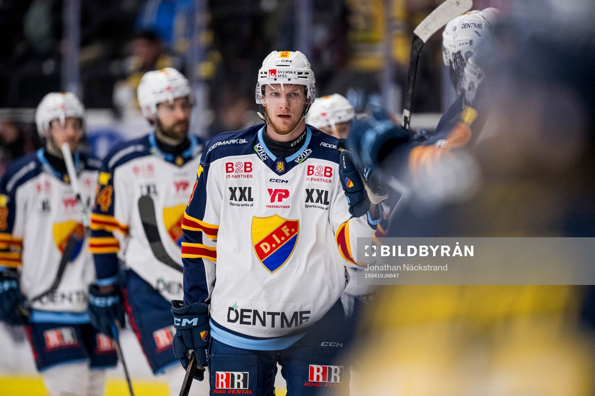 Djurgårdens Edvin Hammarlund jublar