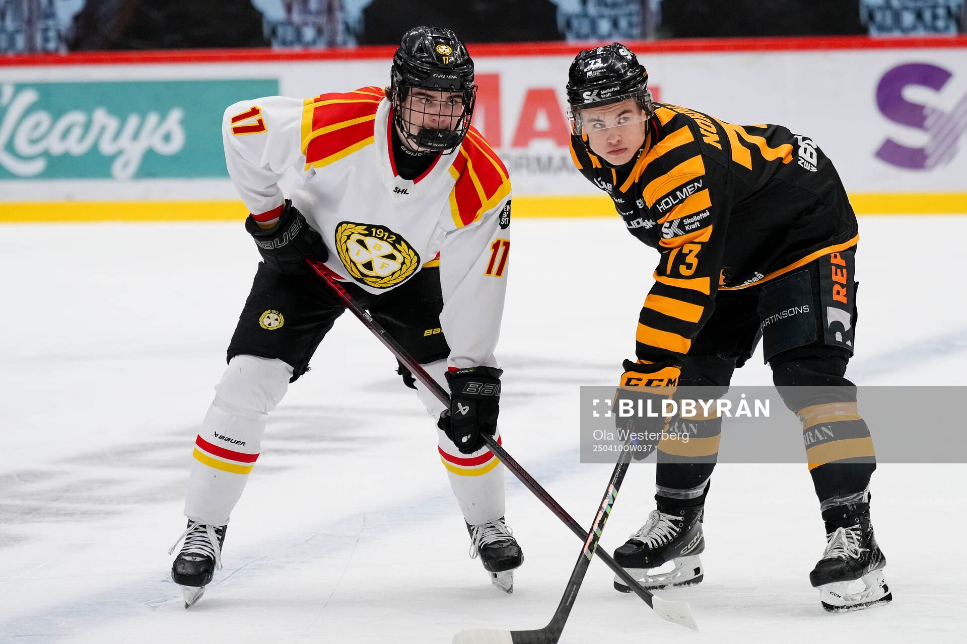 under semifinal fyra i SHL mellan Skellefteå och Brynäs