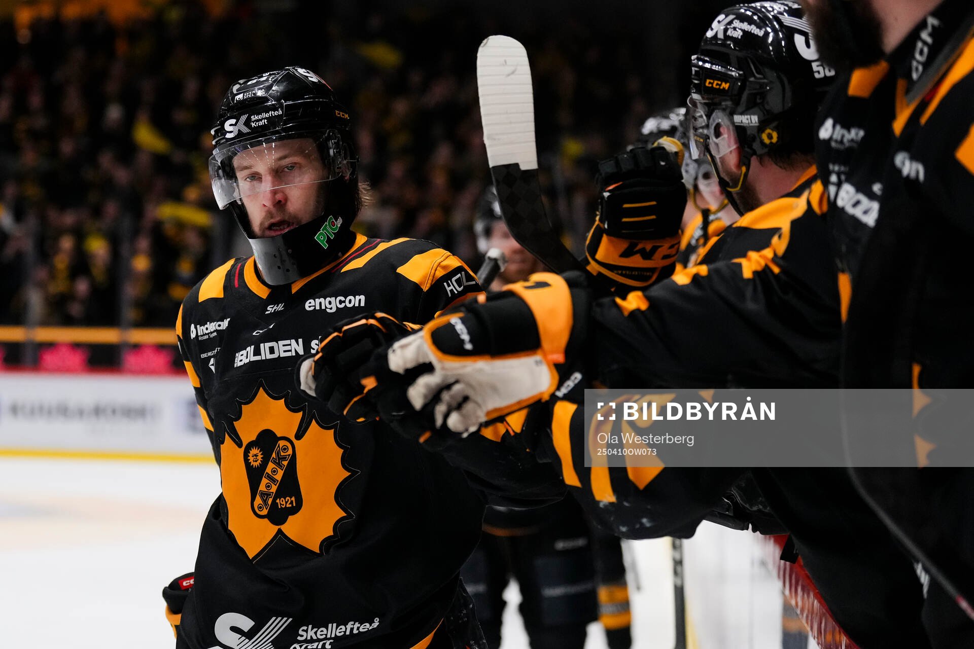 Skellefteås Jonathan Pudas jublar