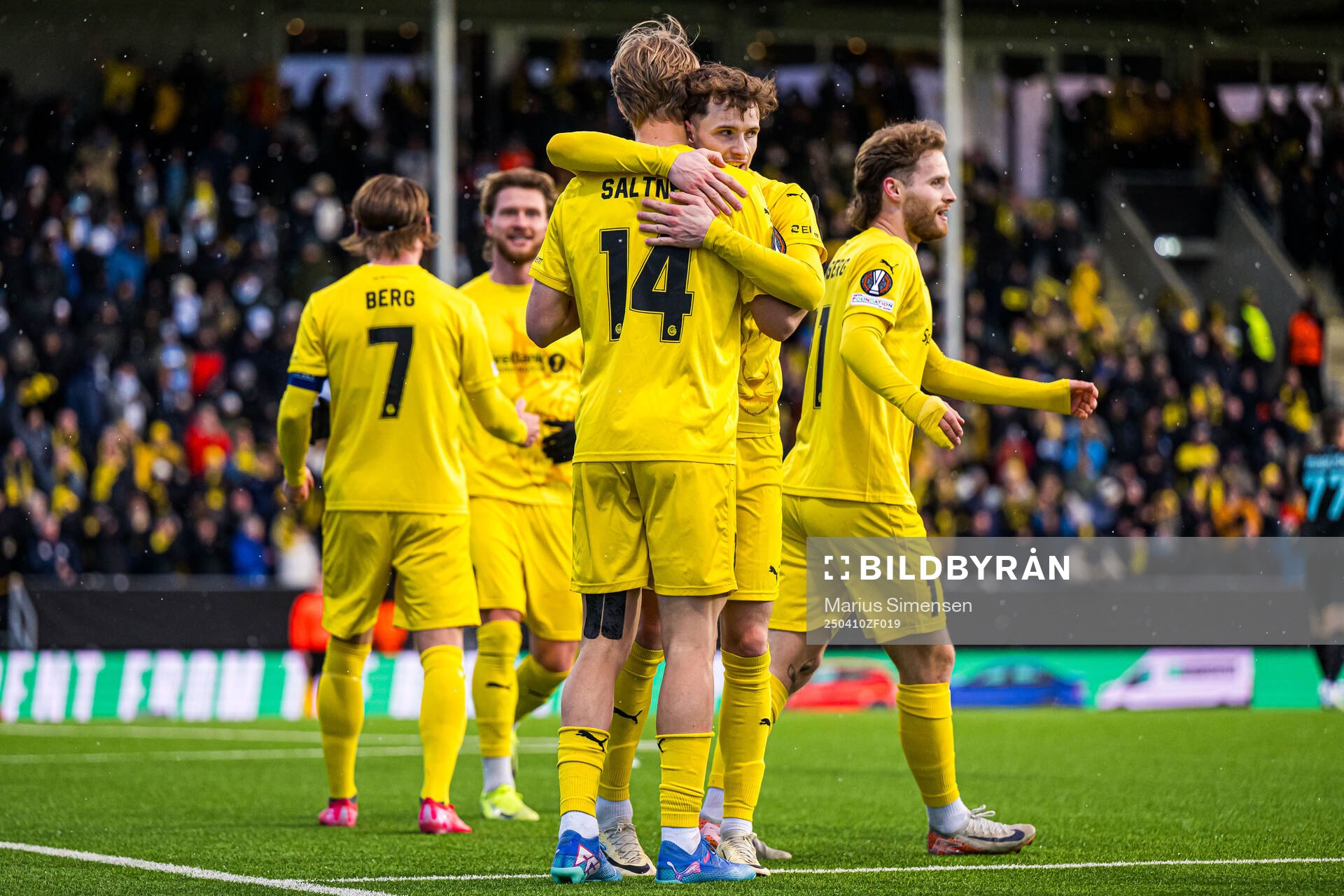 Ulrik Saltnes of Bodø/Glimt celebrates