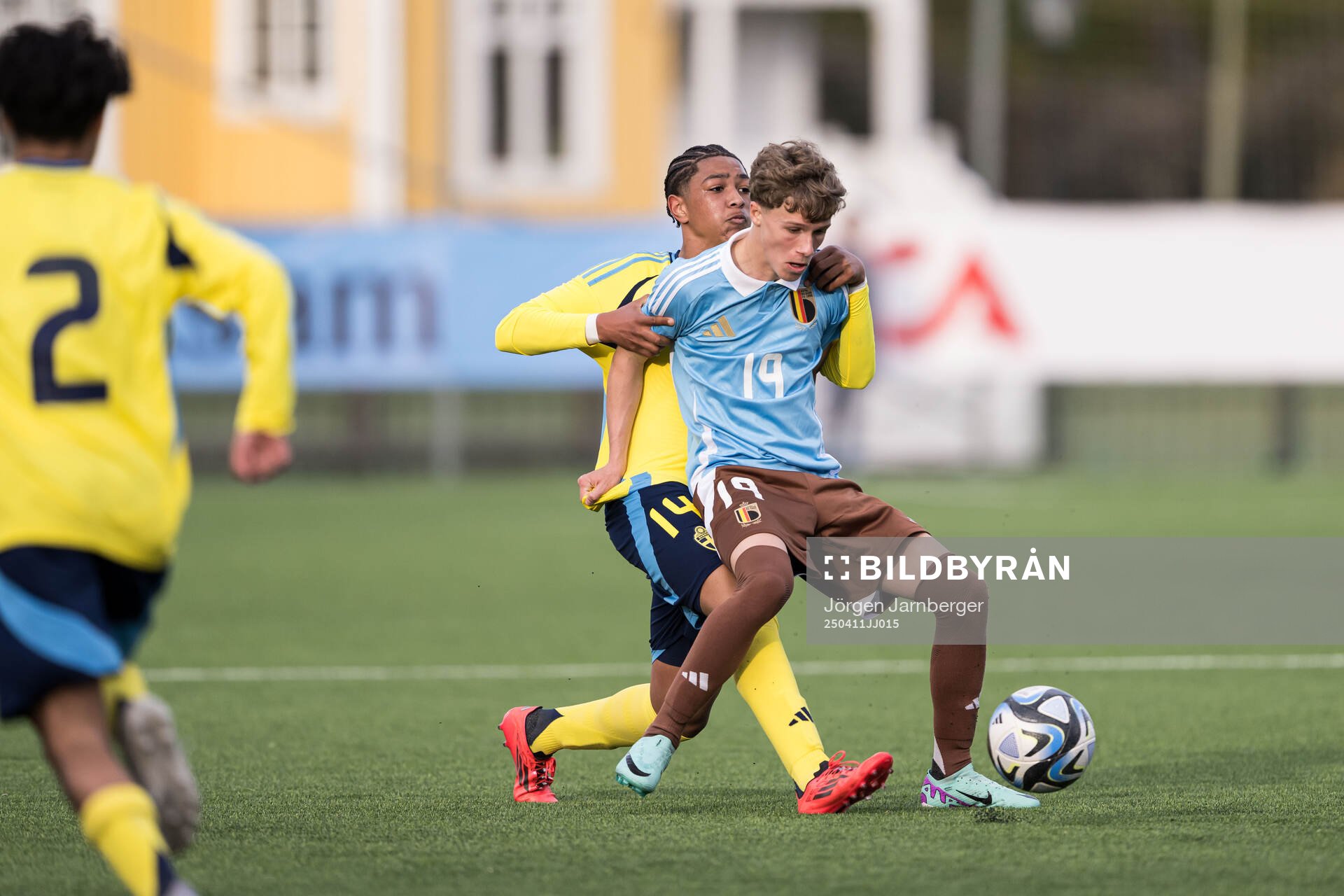 During the under-17 Future team tournament football match