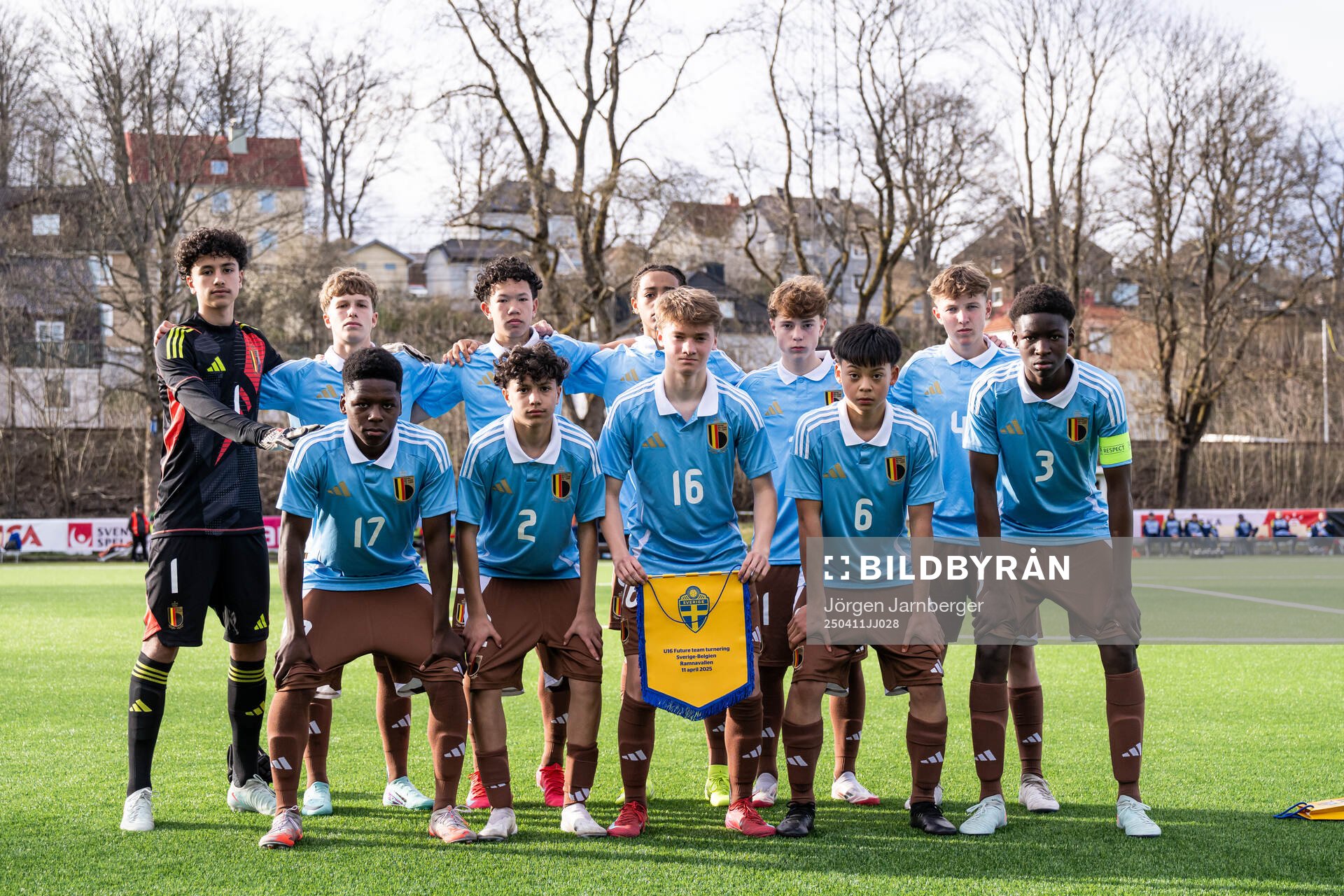 Starting eleven of Belgium