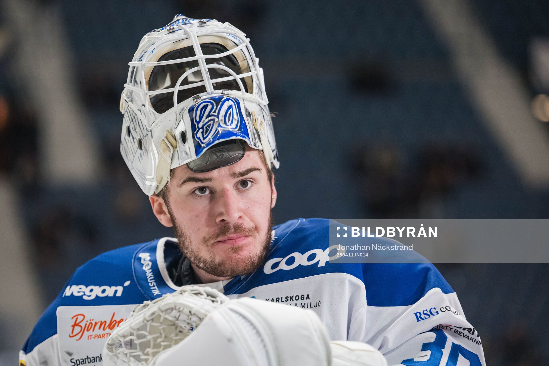 Karlskogas målvakt Samuel Jonsson