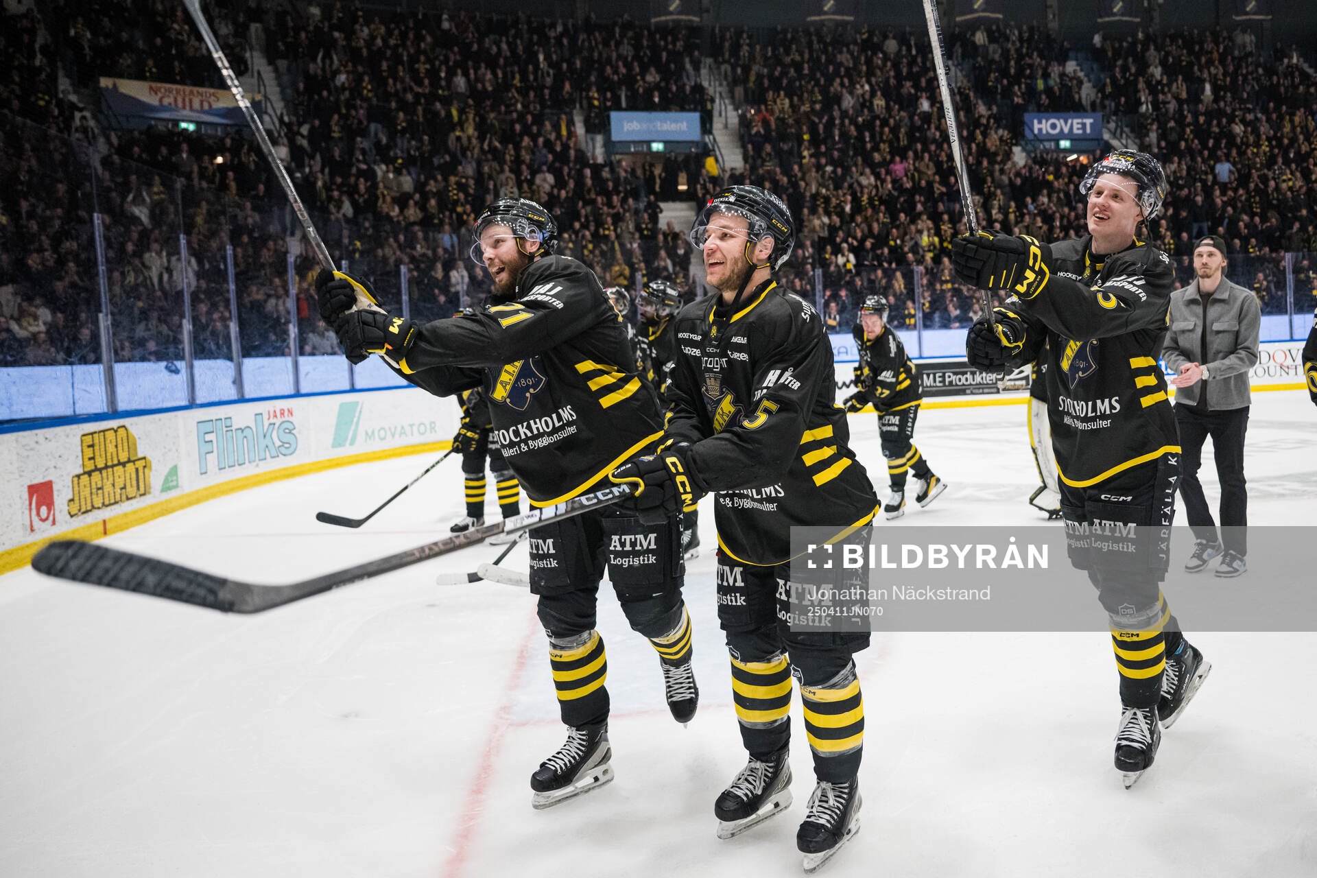 Lukas Zetterberg, Jordan Bellerive och Viggo Gustafsson