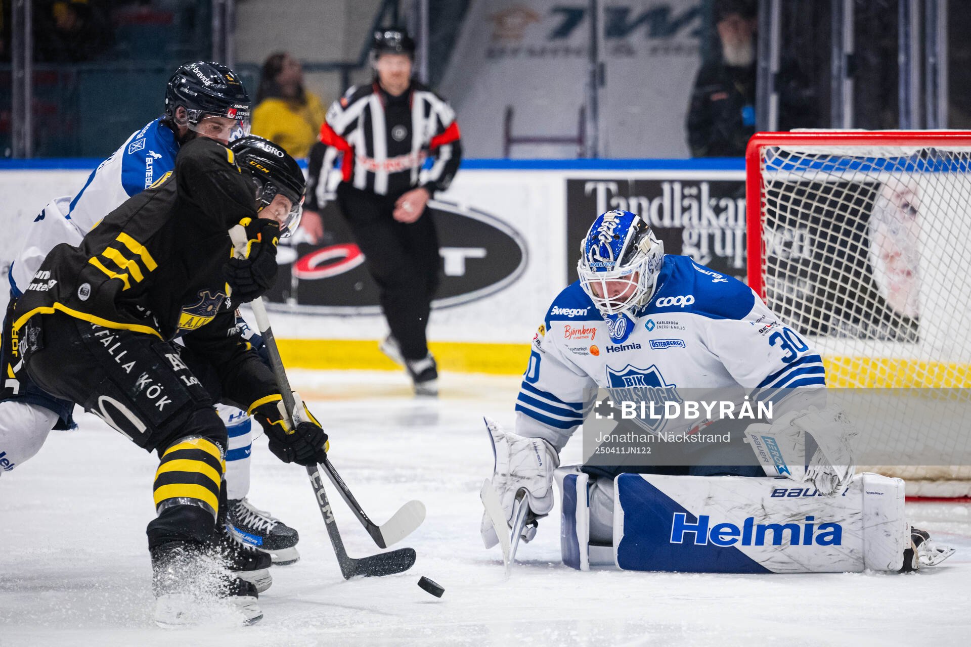 Karlskogas målvakt Samuel Jonsson