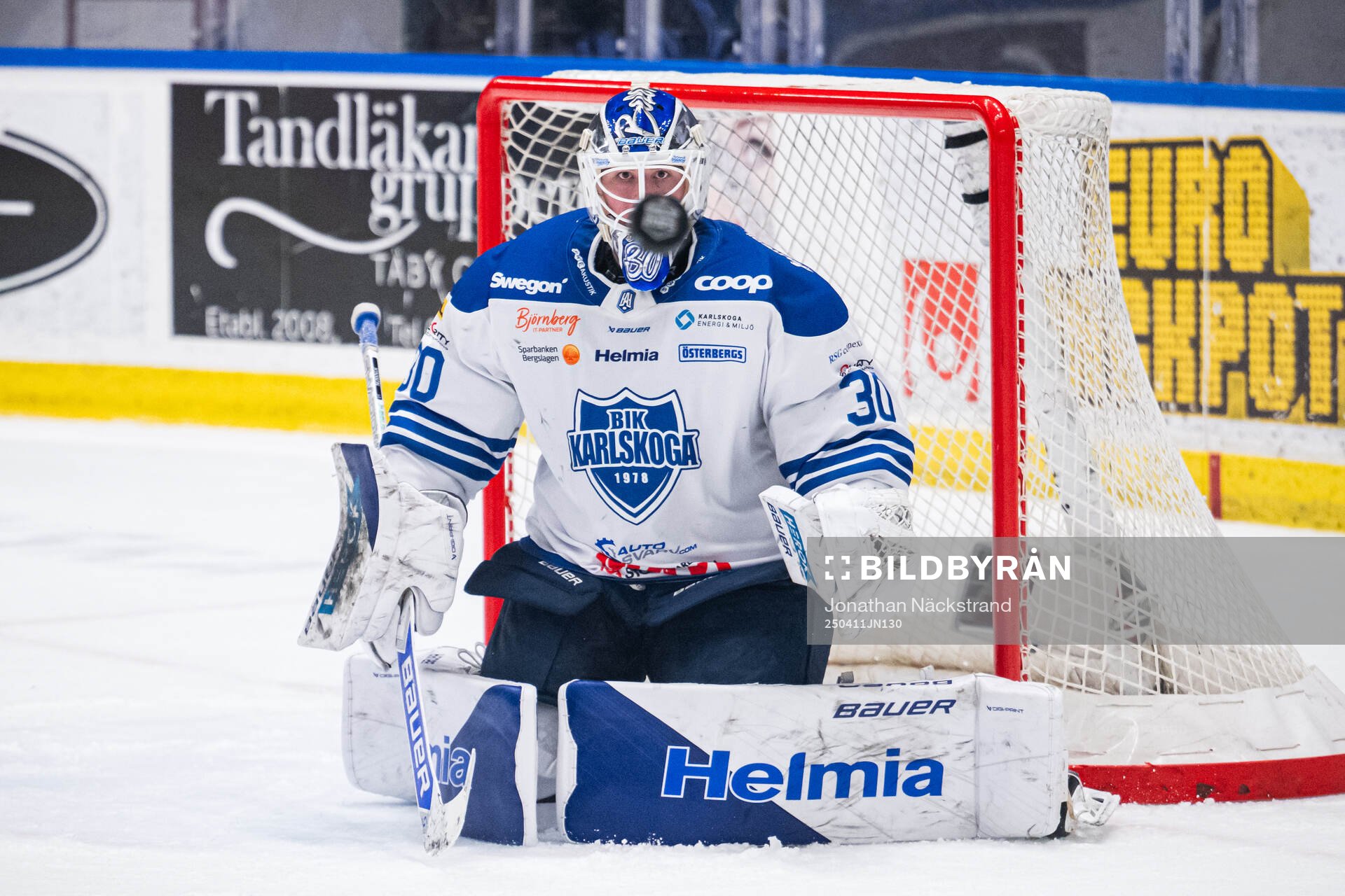 Karlskogas målvakt Samuel Jonsson