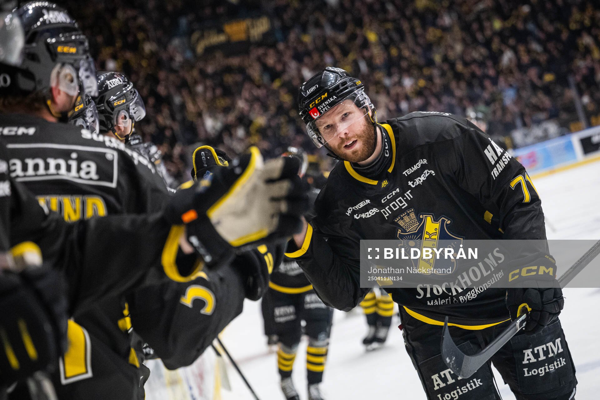 AIKs Lukas Zetterberg jublar