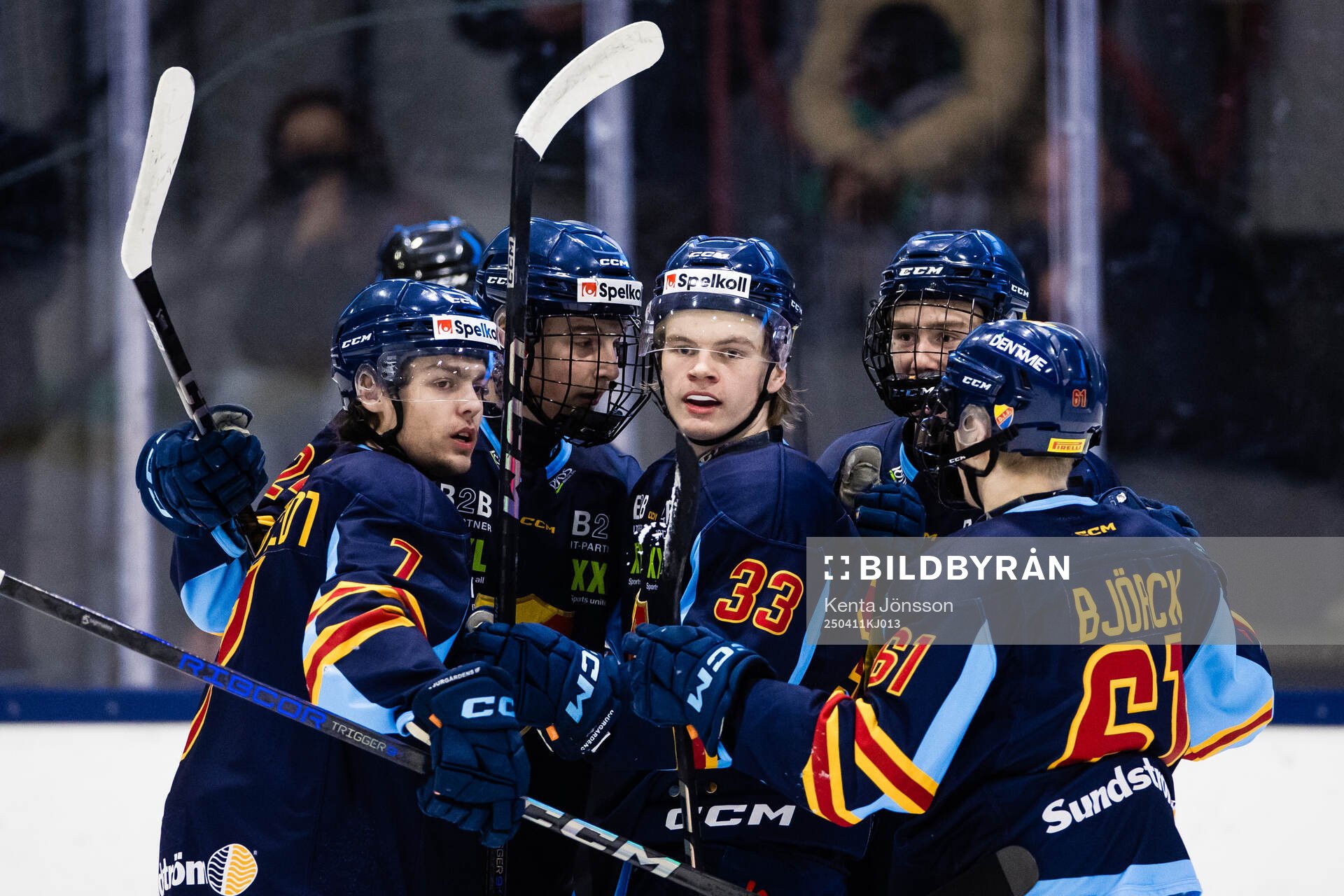 Djurgårdens Max Lind jublar