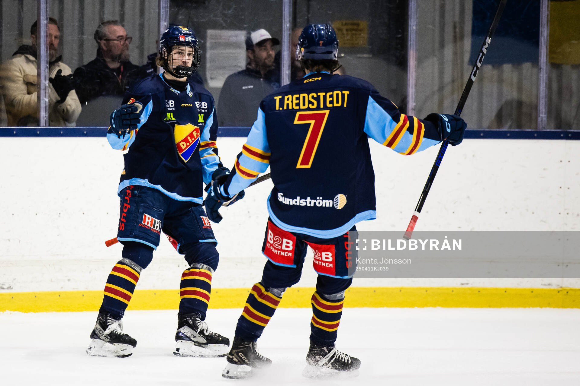 Djurgårdens Eric Nilson jublar