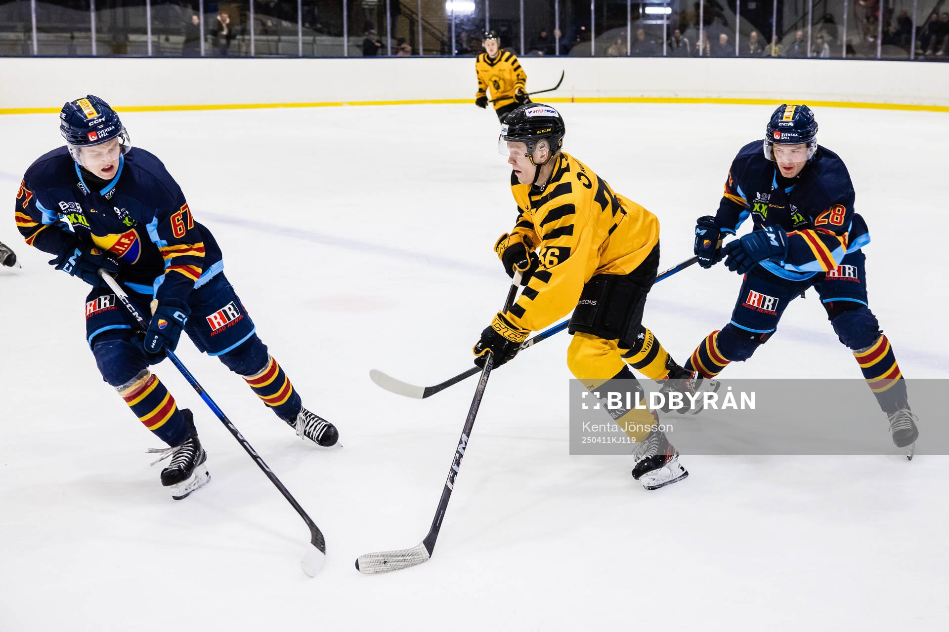 Djurgårdens Melvin Wersäll och Arvid Bergström