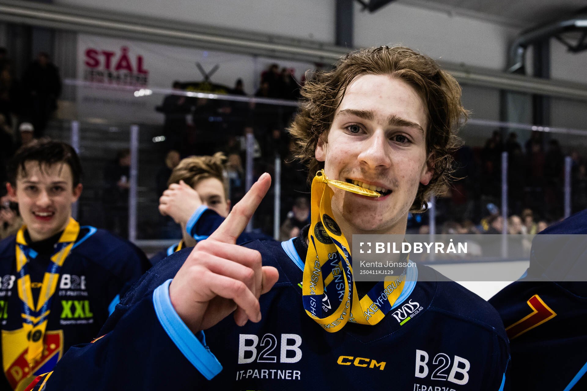 Djurgårdens Eric Nilson jublar