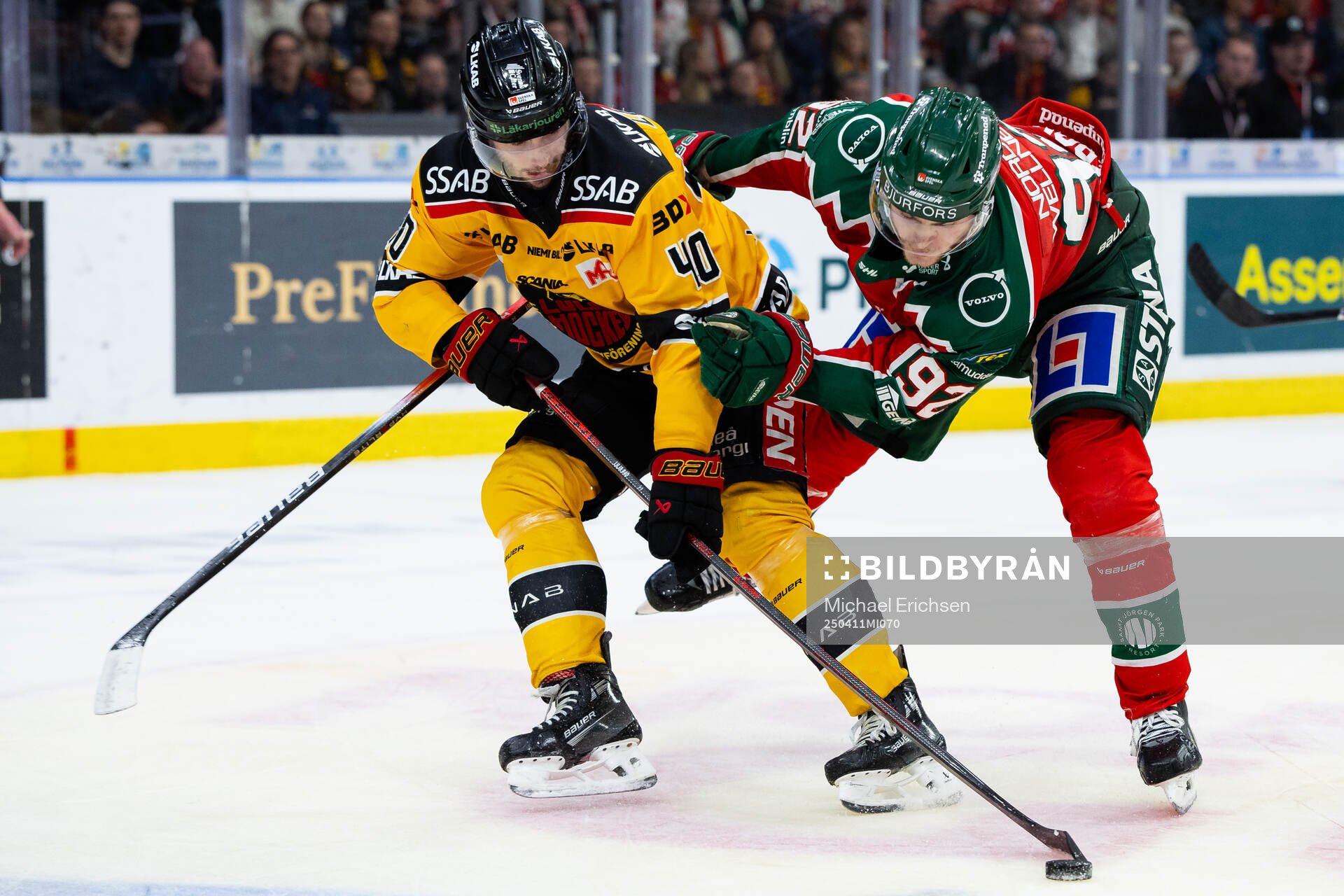 Luleås David Lilja och Frölundas Filip Cederqvist