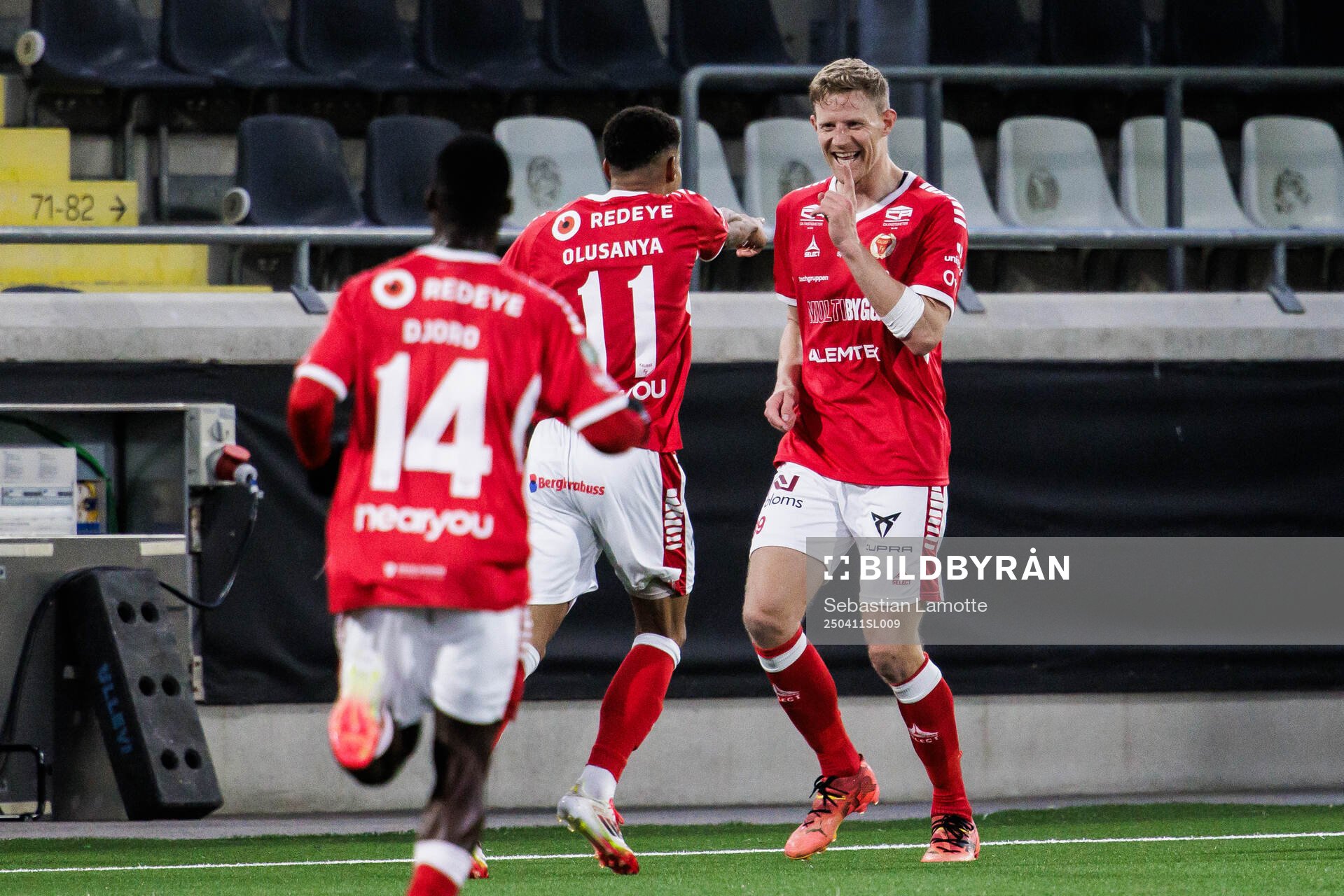 Kalmars Lars Sætra jublar