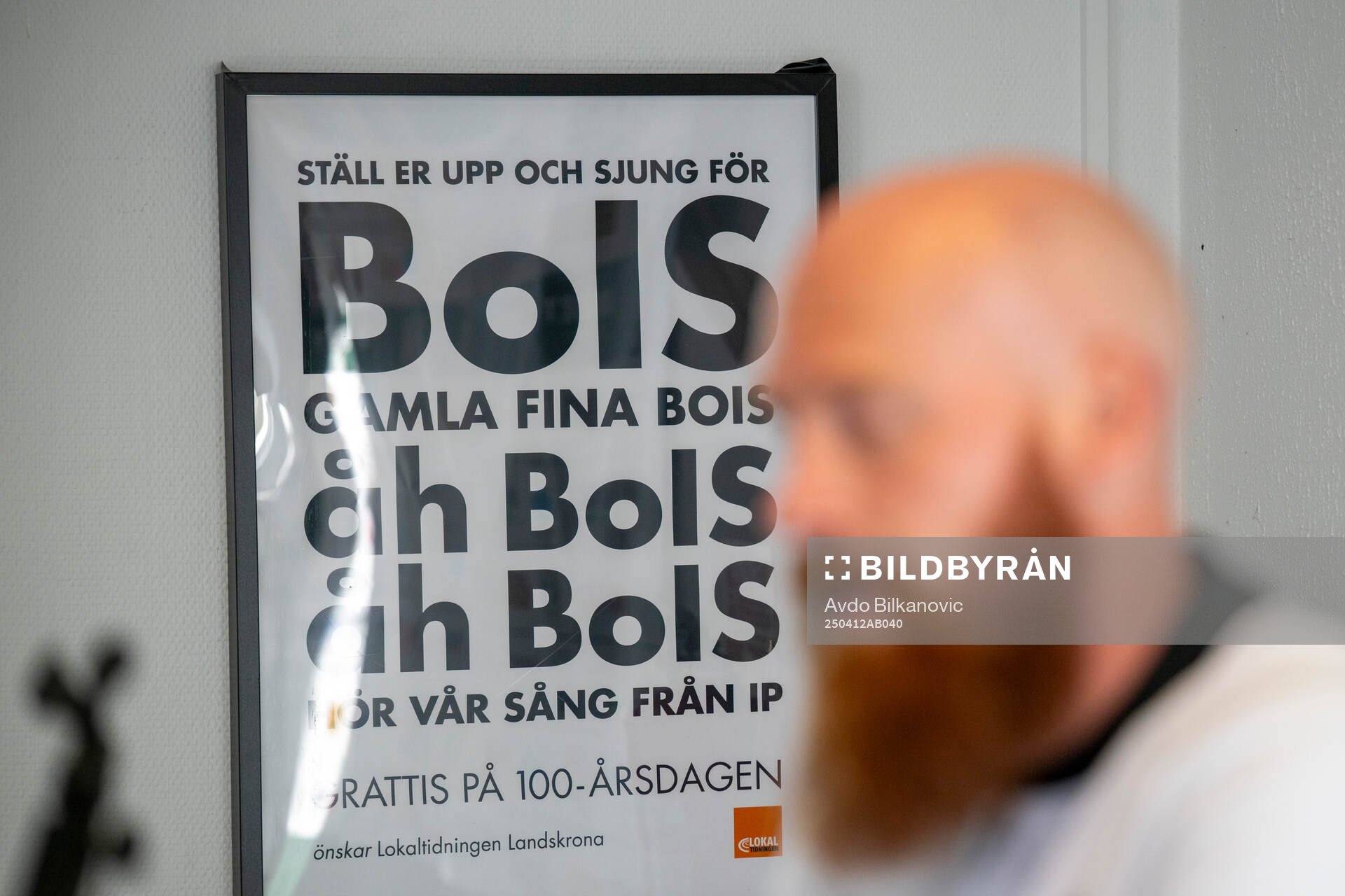 Landskronas tränare Max Mölder