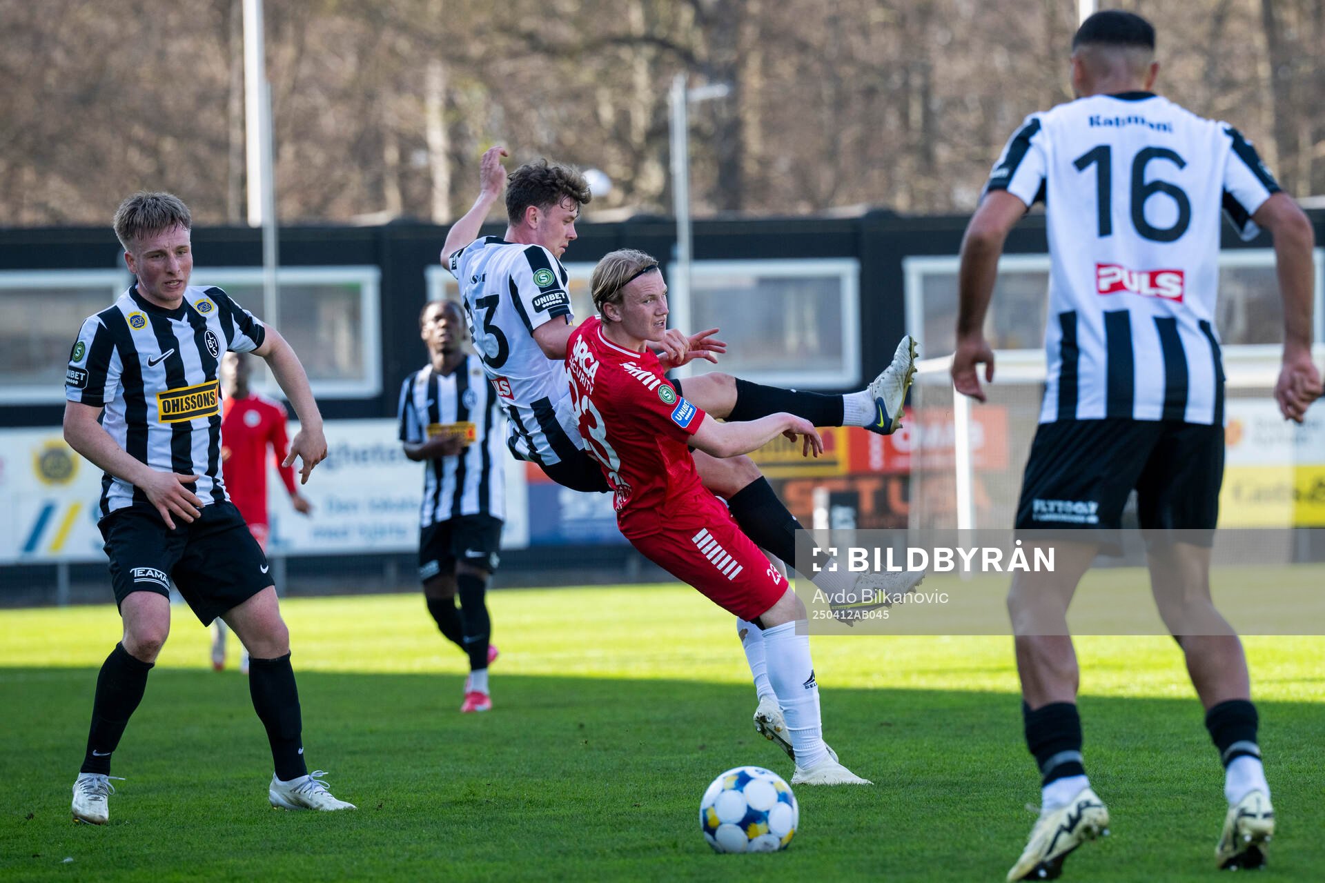 Landskronas Max Nilsson mot Utsiktens Alvin Karlsson