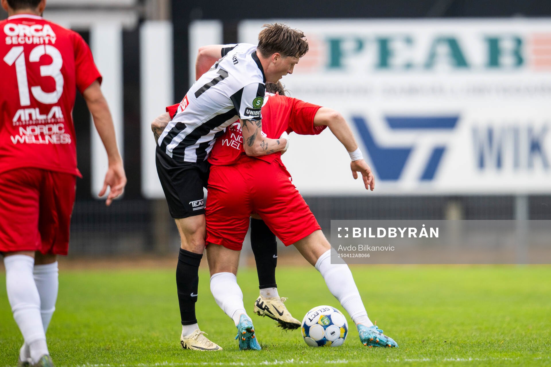 Landskronas Kevin Jensen mot Utsiktens Karl Bohm