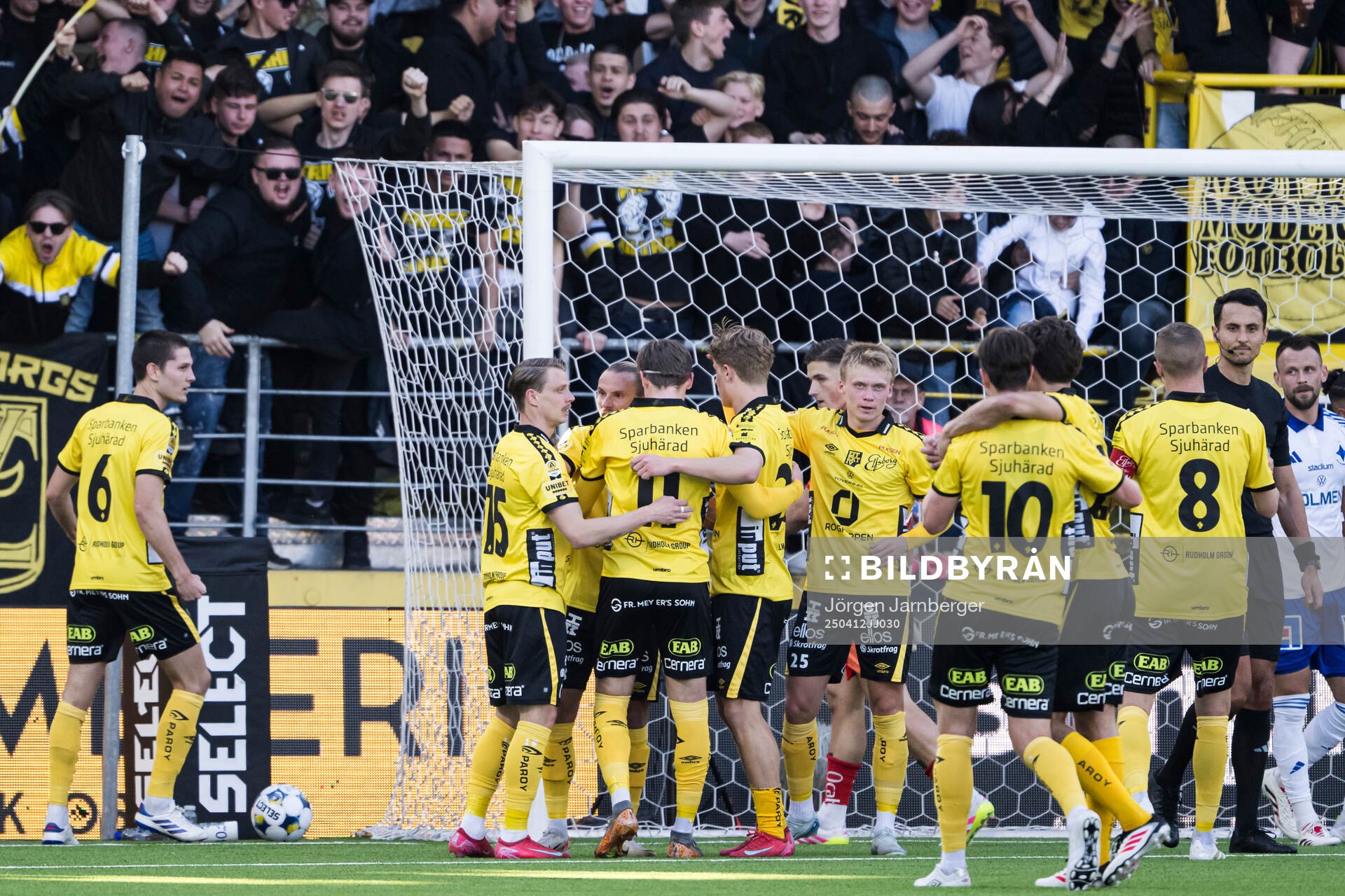 Elfsborgs spelare jublar
