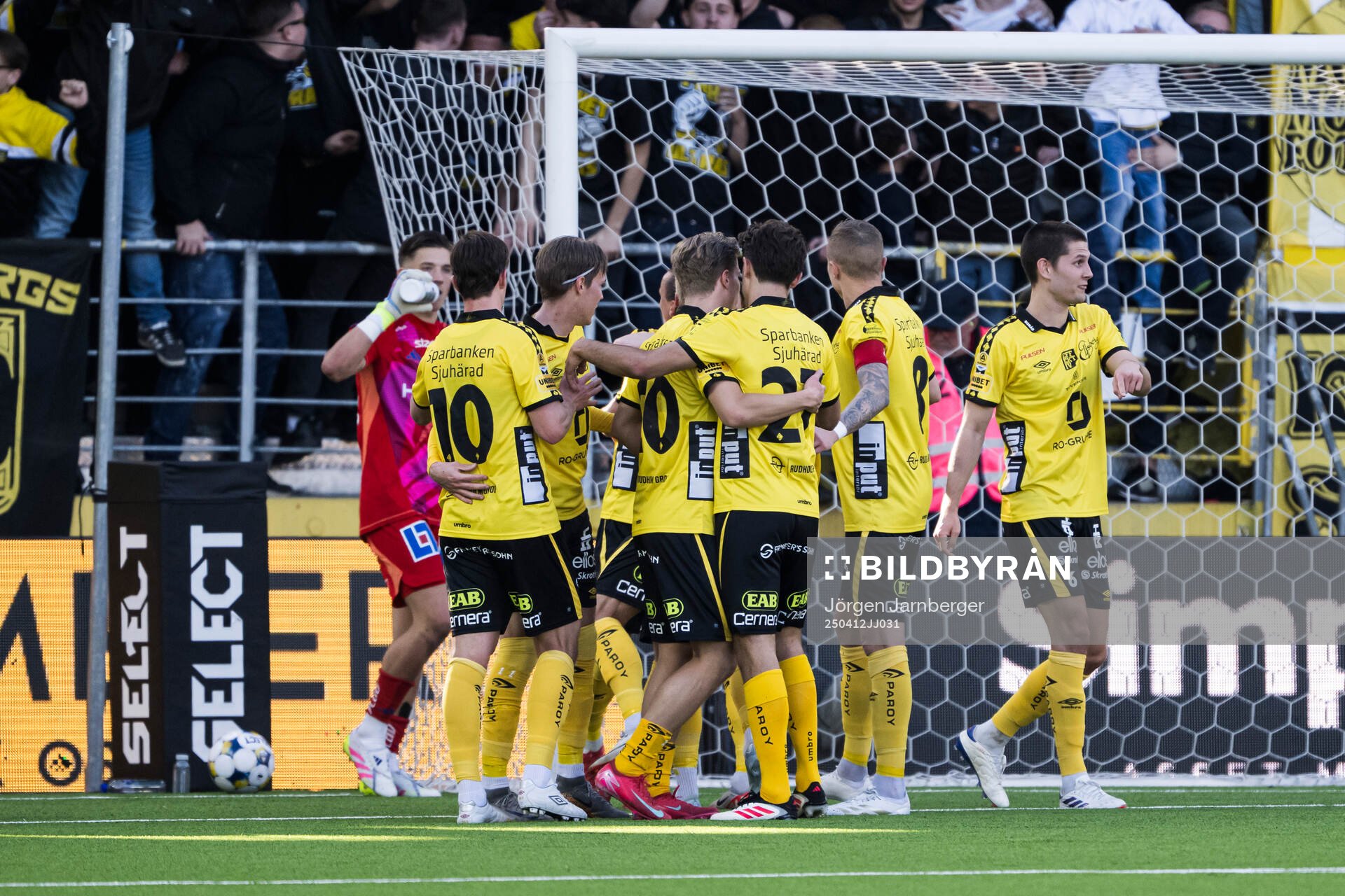 Elfsborgs spelare jublar