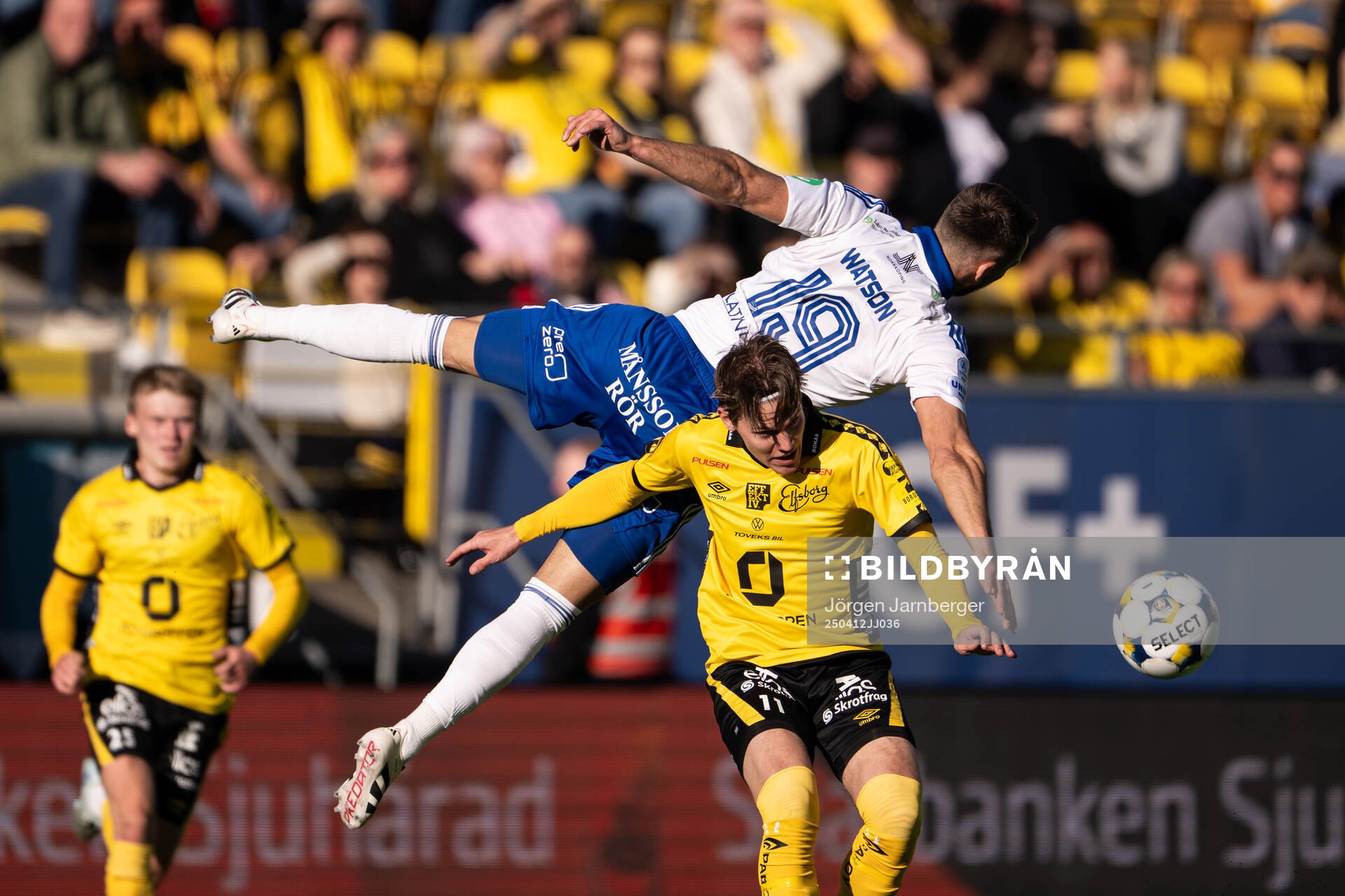 IFK Norrköpings Max Watson och Elfsborgs Taylor Silverholt