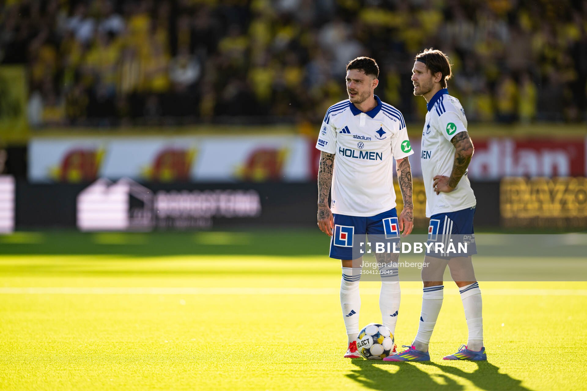 IFK Norrköpings Arnor Traustason och David Moberg Karlsson