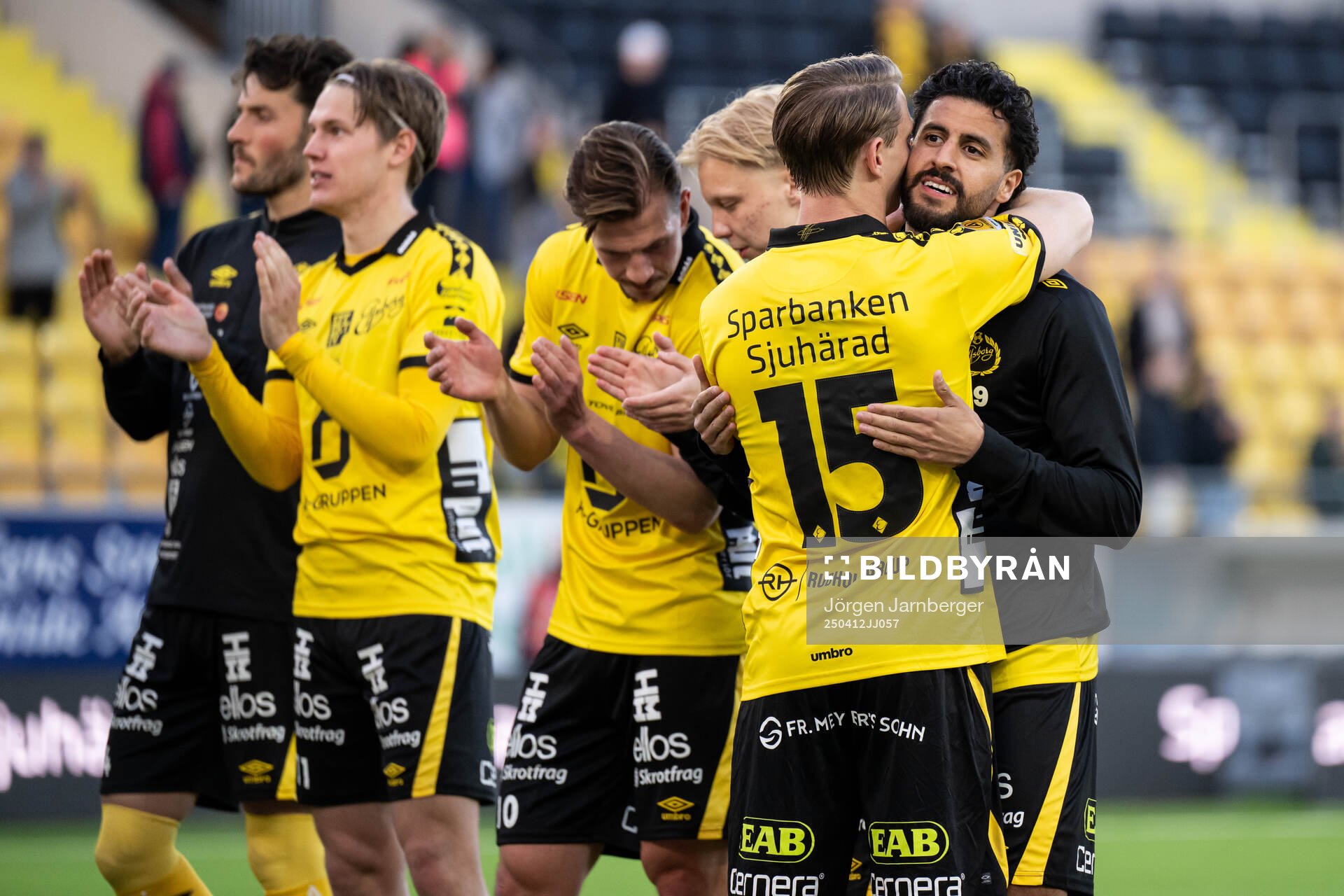 Elfsborgs spelare jublar