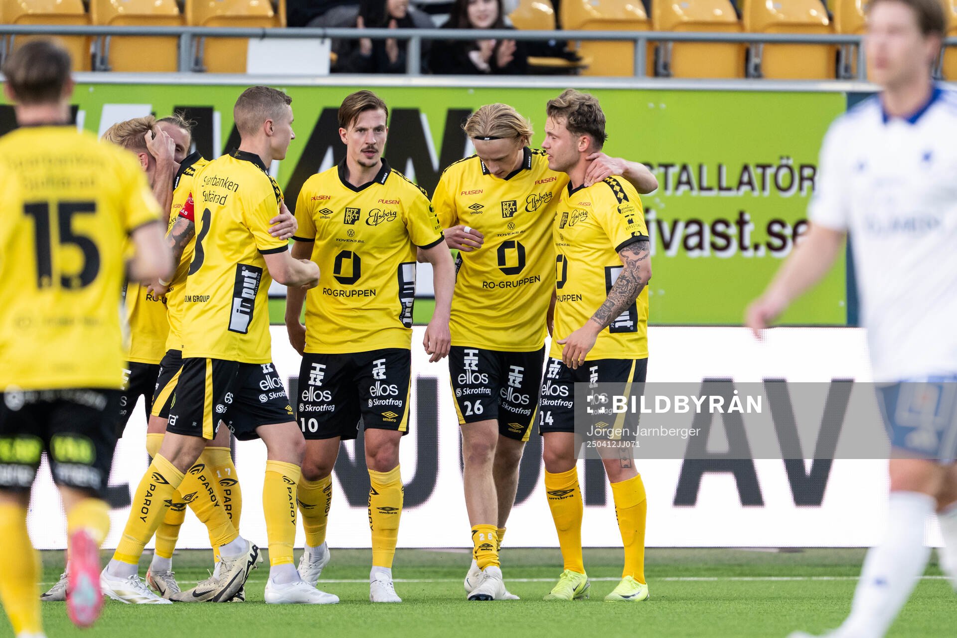 Elfsborgs spelare jublar
