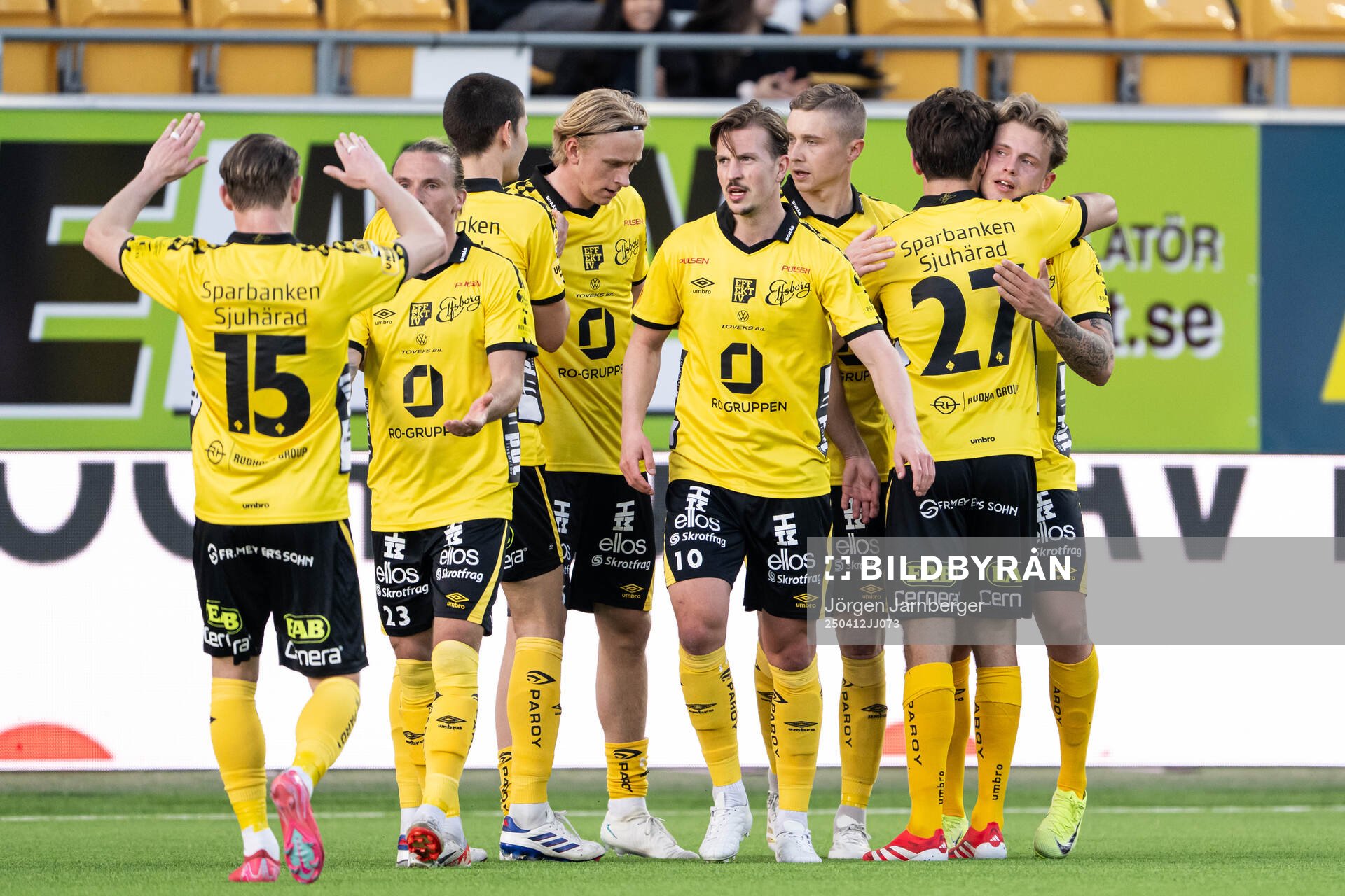 Elfsborgs spelare jublar