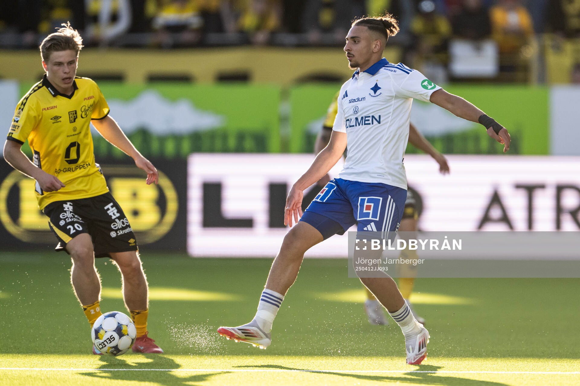 Elfsborgs Gottfrid Rapp och IFK Norrköpings Moutaz Neffati