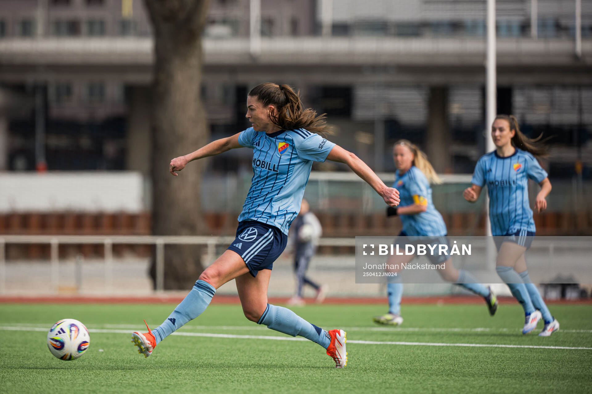 Djurgårdens Pauline Hammarlund gör 1-0