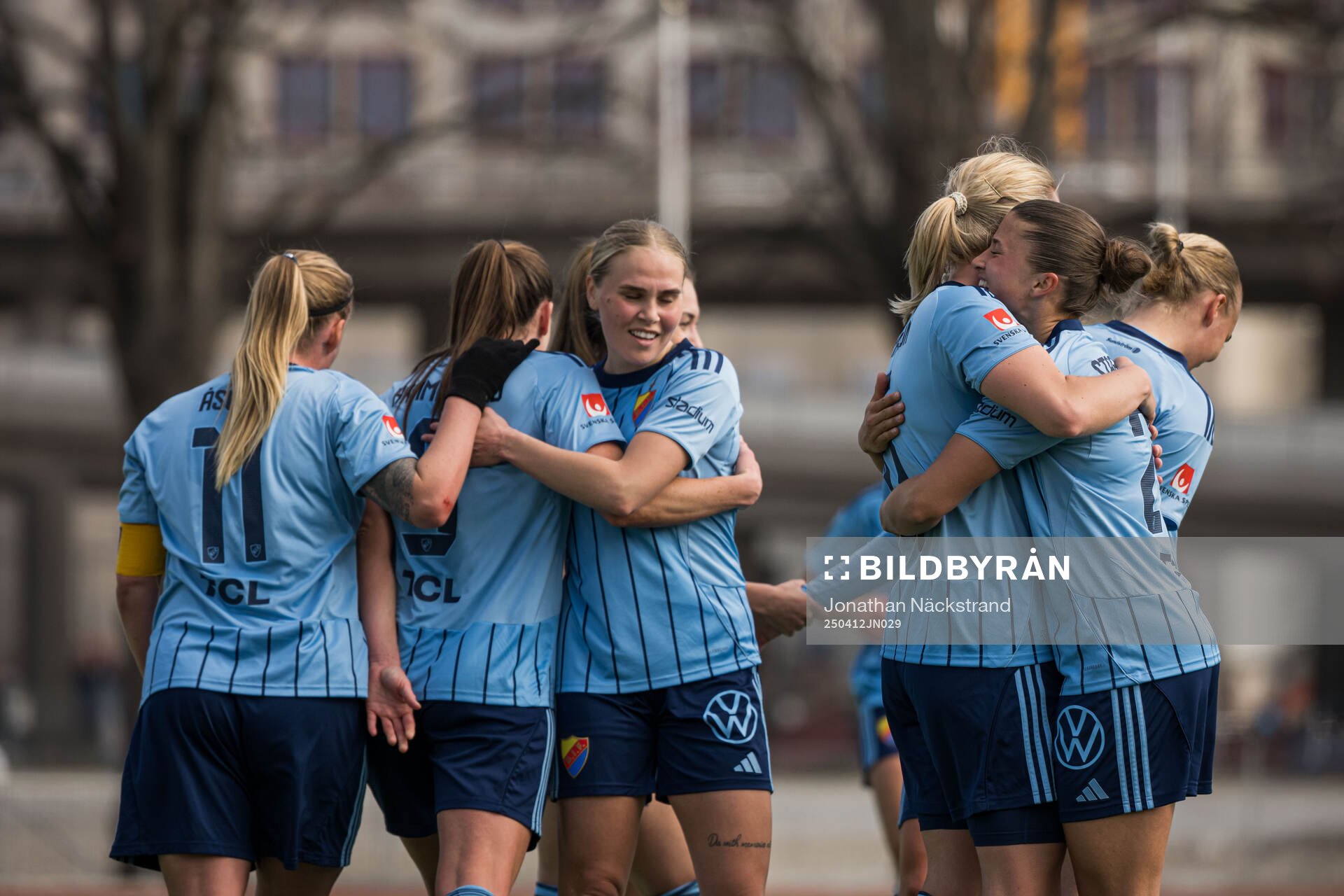 Djurgårdens Pauline Hammarlund jublar