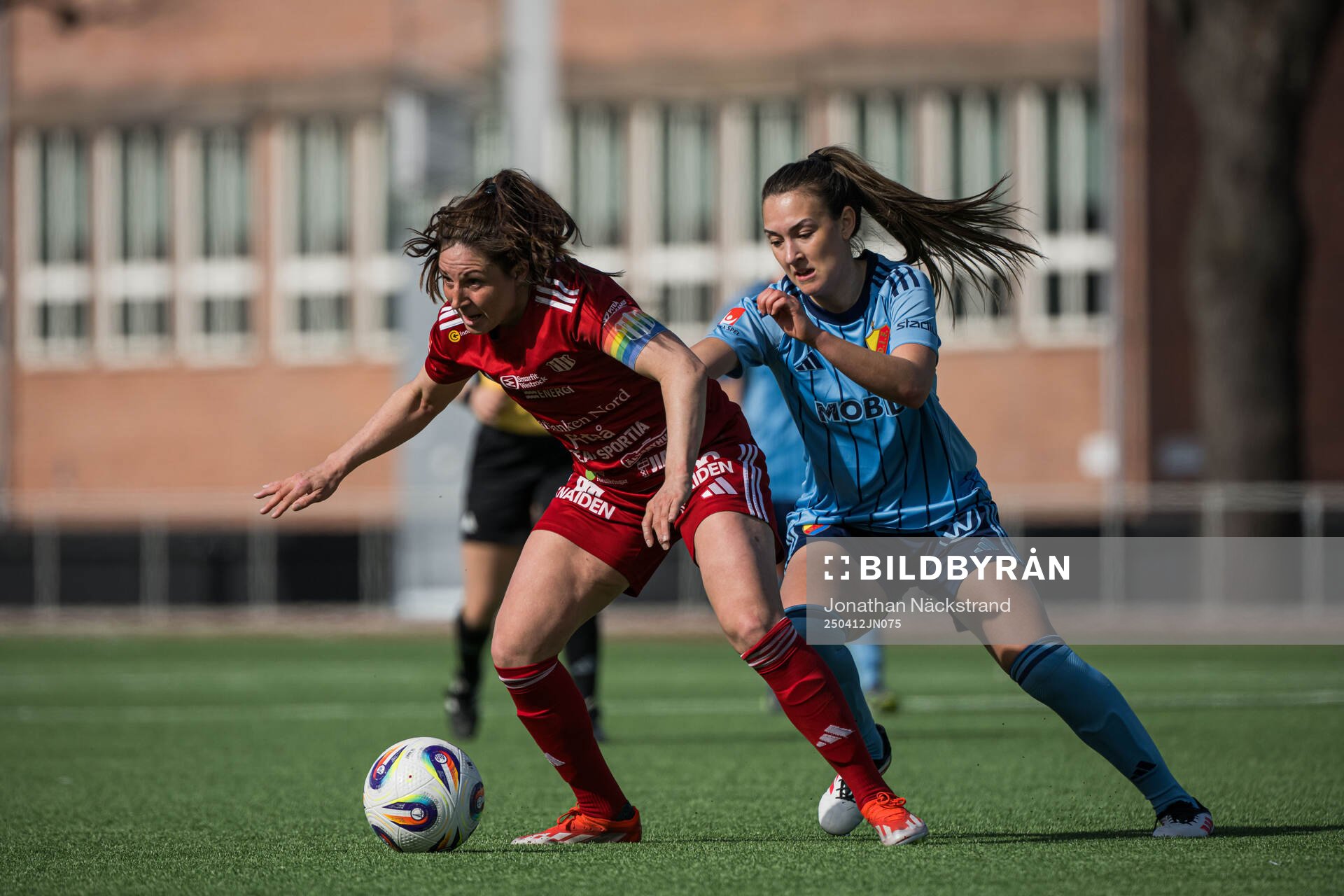 Piteås Josefin Johansson och Djurgårdens Lucia Duras