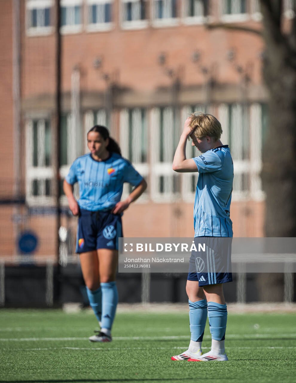 Djurgårdens Olivia Ulenius deppar