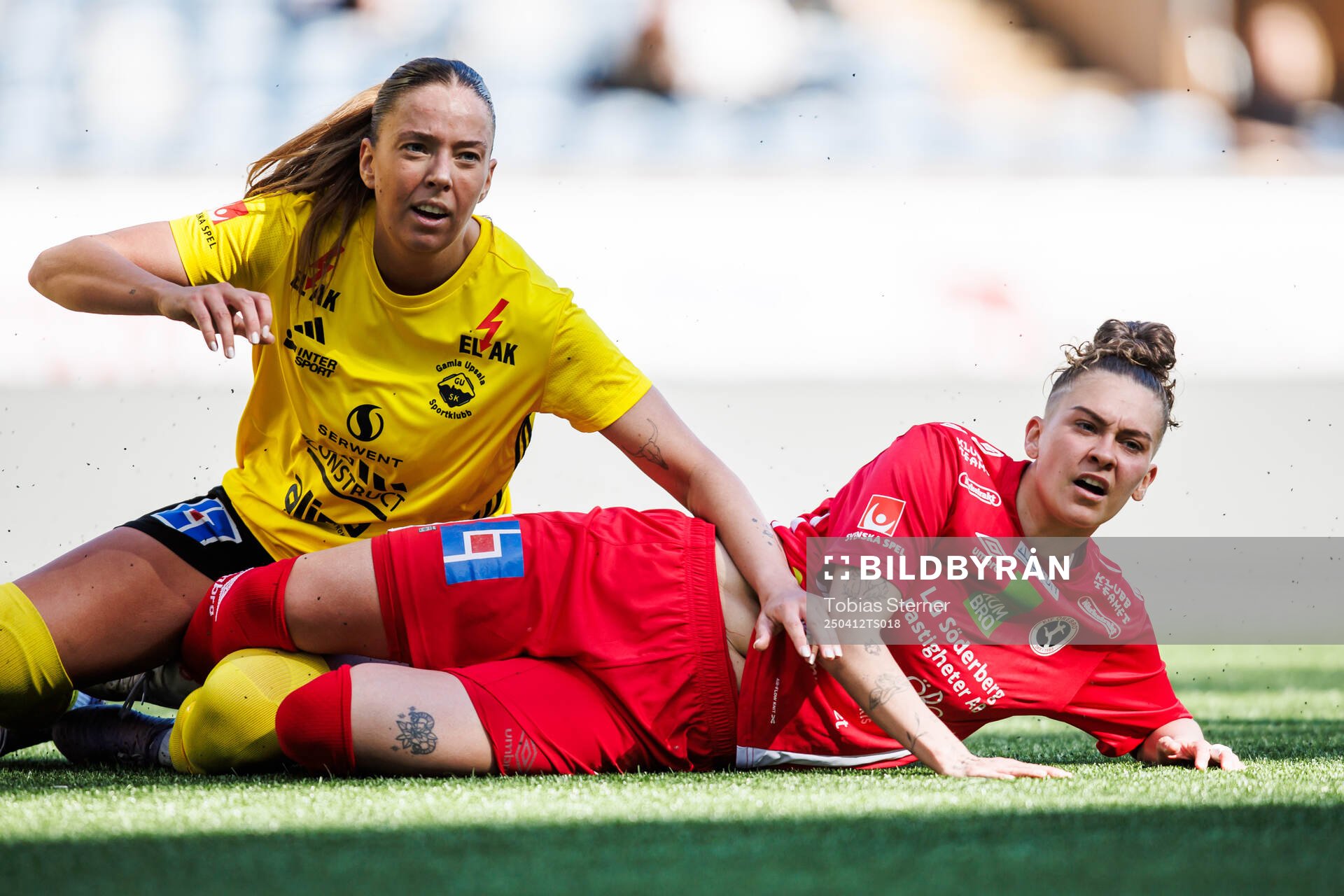 Gamla Upsalas Julia Edholm och KIF Örebros Wilma Sjöholm