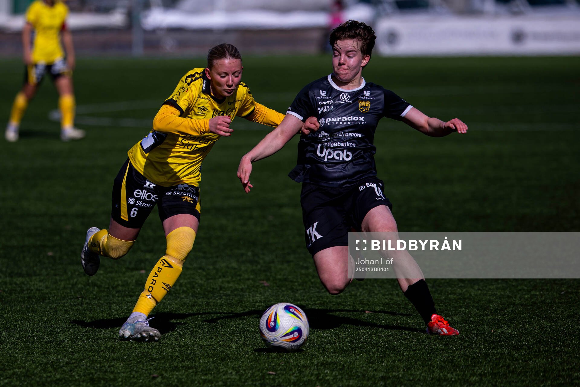 Elfsborgs Hanna Gunnarsson och Umeås Isabelle Goldmann