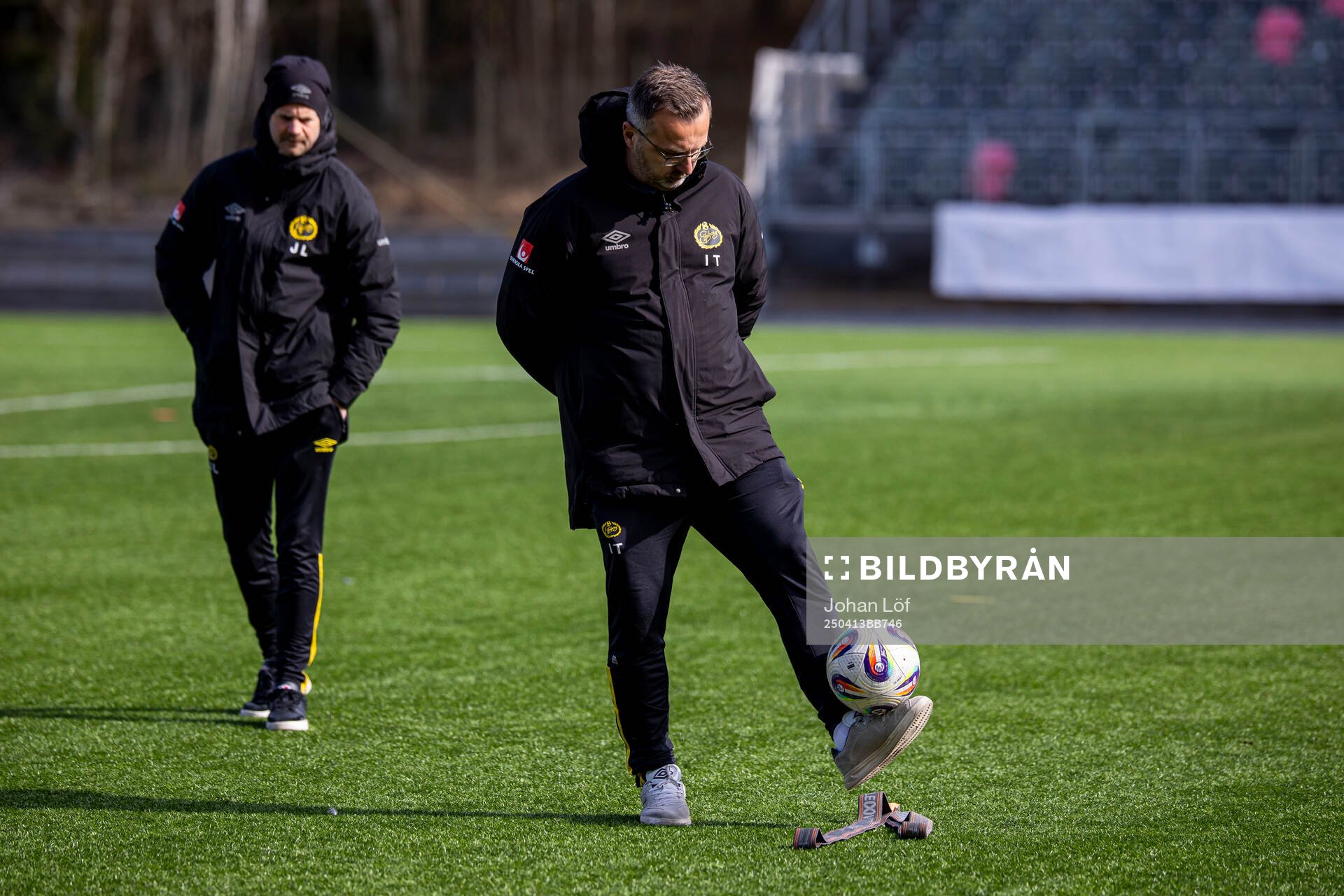 Elfsborgs tränare Ismet Tursic innan fotbollsmatchen i