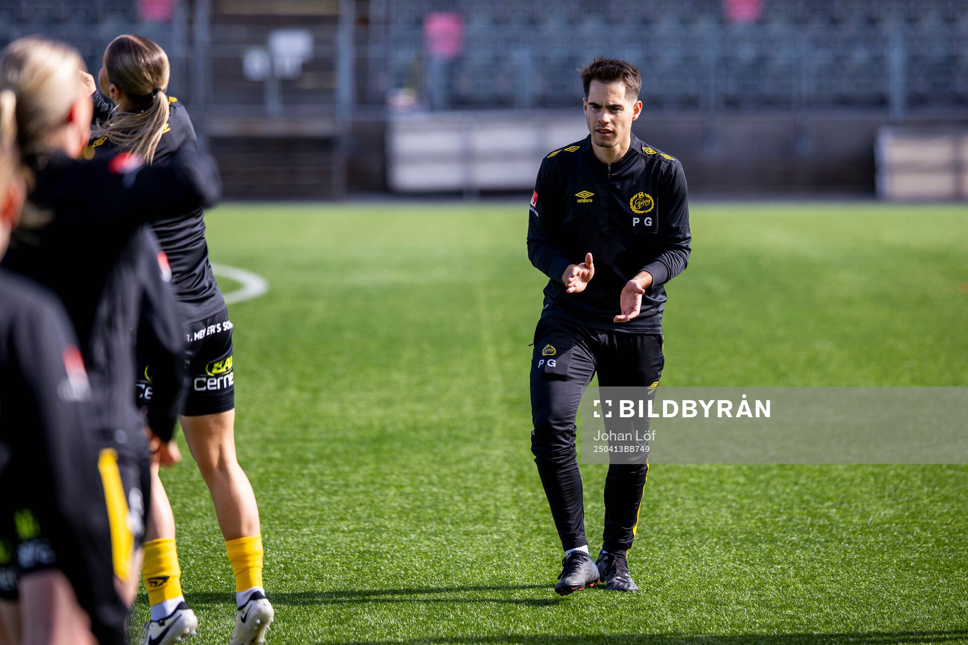 Elfsborgs Pedro Gazquez Carmona innan fotbollsmatchen i