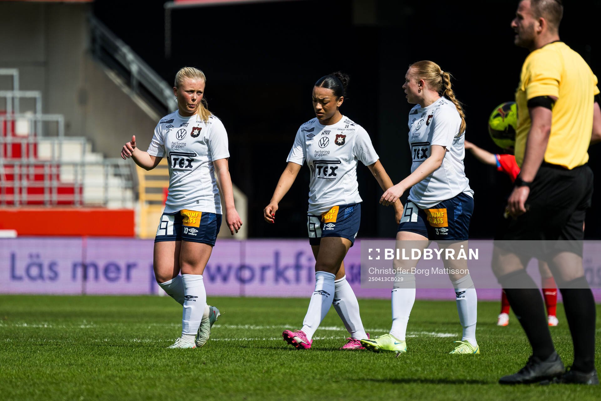 Örgrytes Isabella Nedrén, Ashley Hellström och Emma