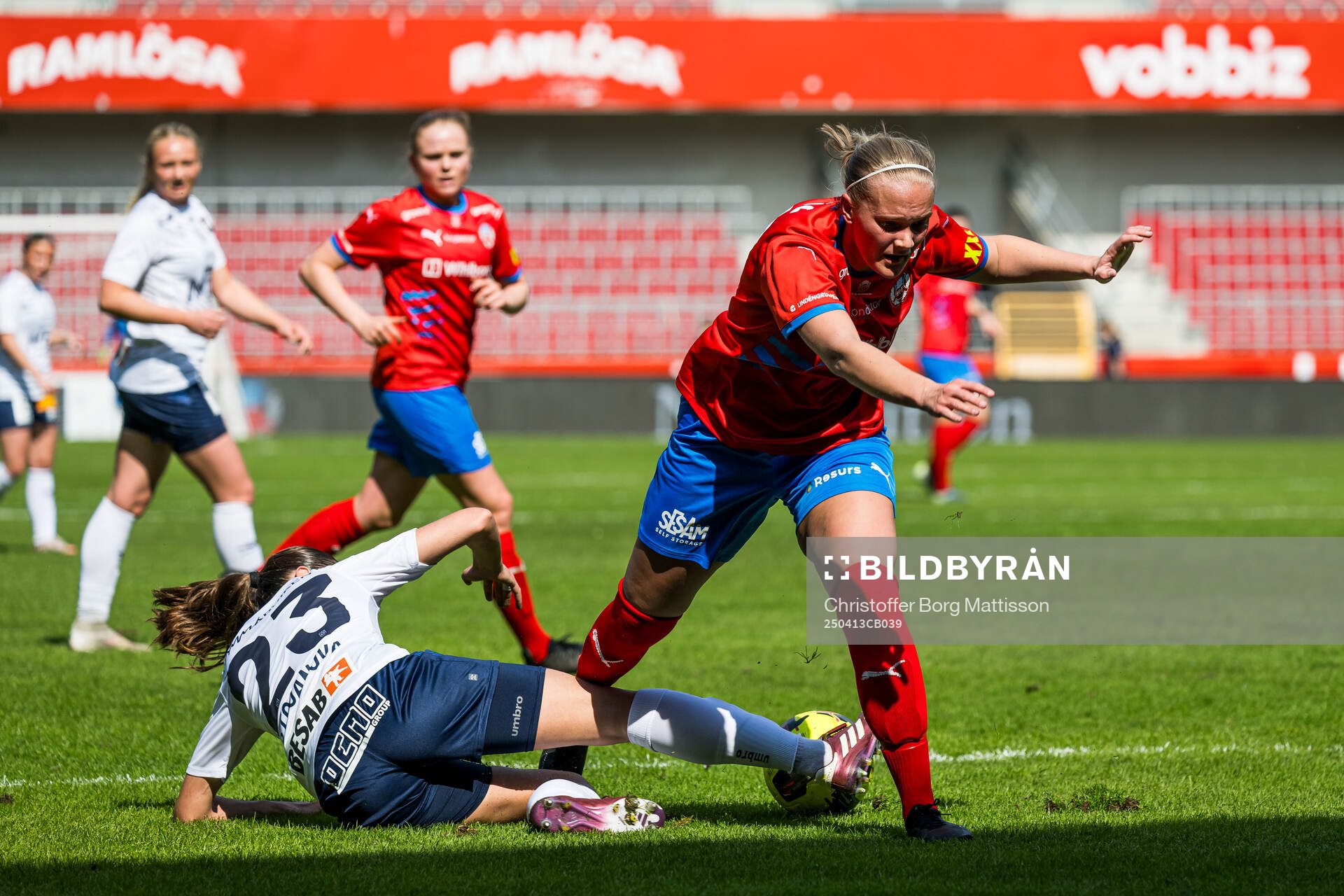 Örgrytes Anastasia Stojanova och Helsingborgs Kajsa Nilsson