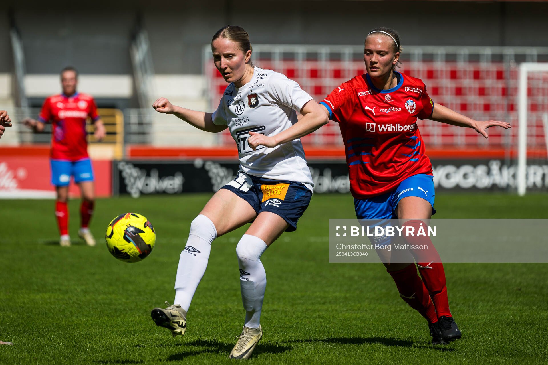 Örgrytes Alicia Hansson och Helsingborgs Kajsa Nilsson