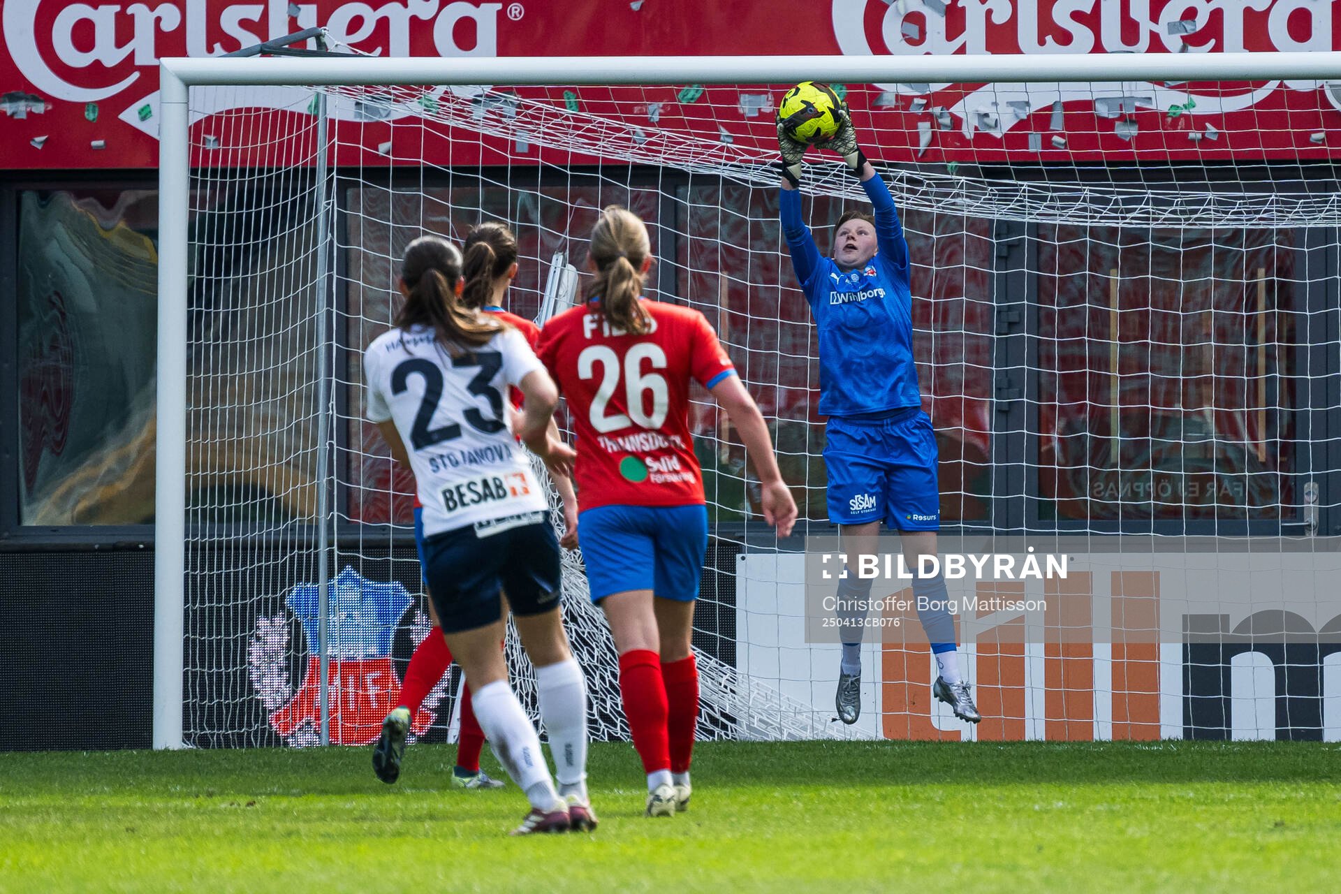 Helsingborgs målvakt Hannah Tegestål