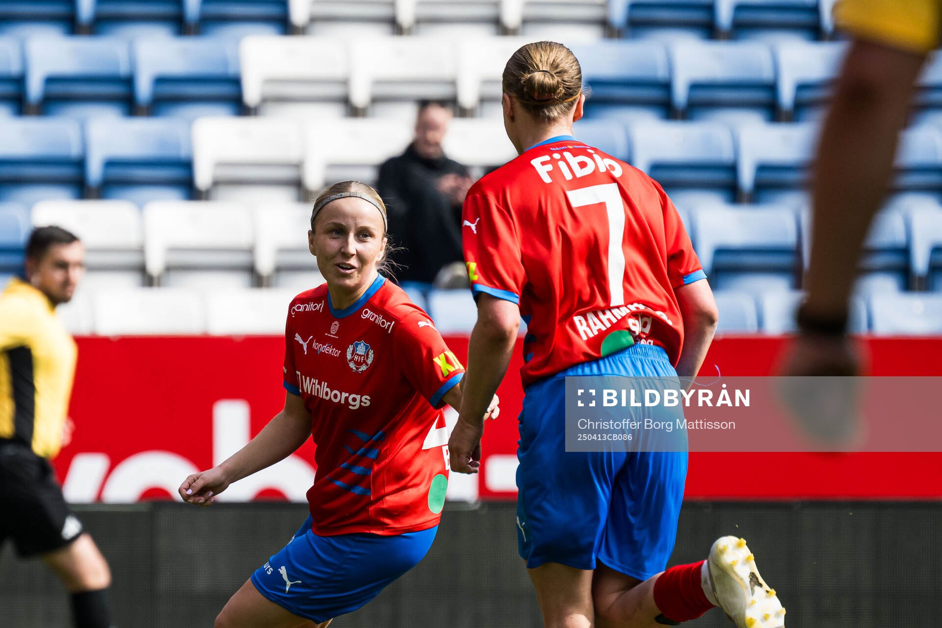 Helsingborgs Ebba Berg jublar