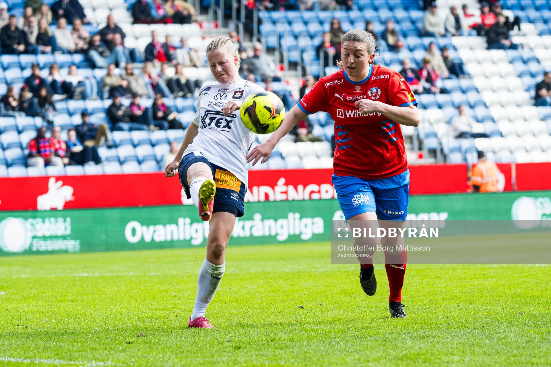 Örgrytes Moa Björestam och Helsingborgs Kajsa Arthursson