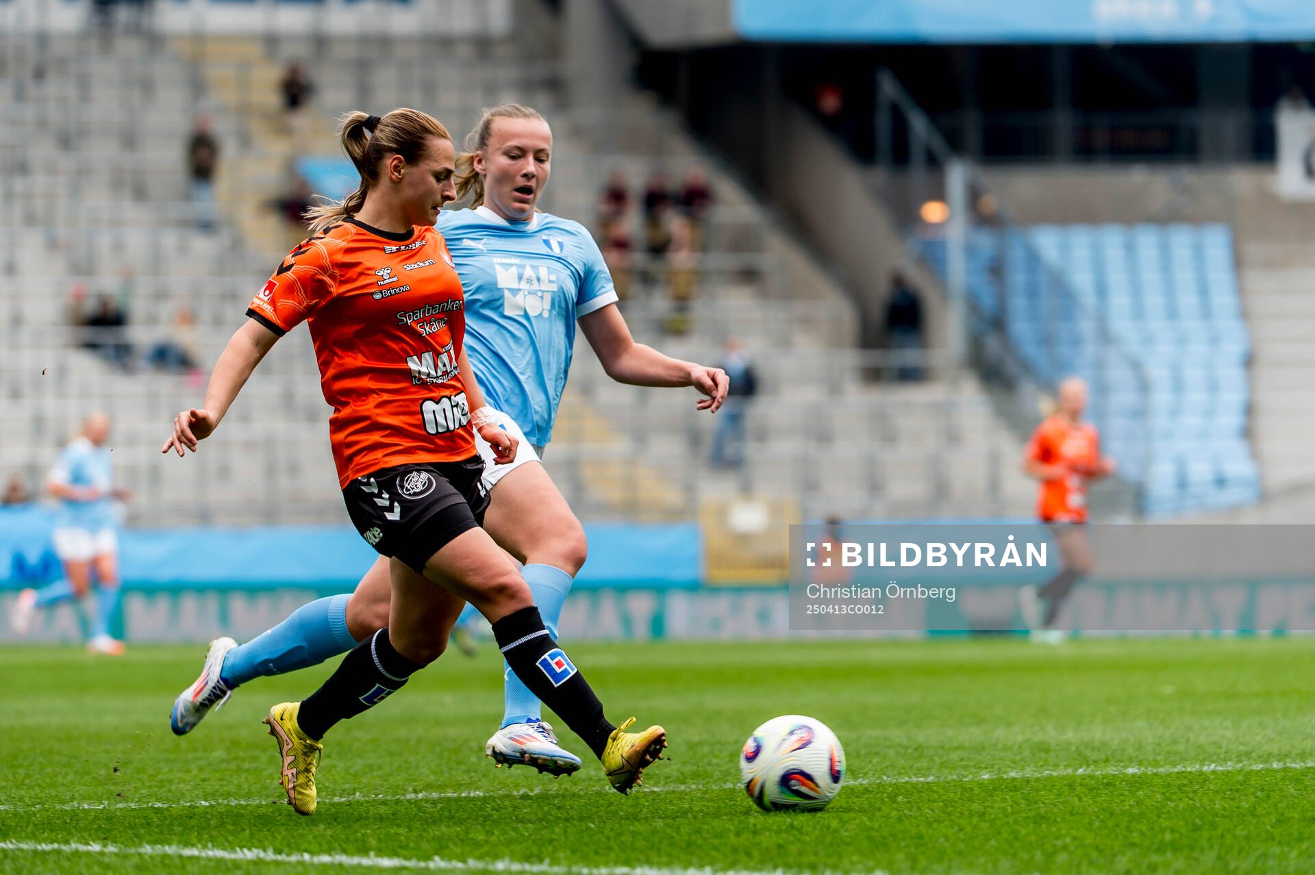 Kristianstads Emma Petrovic och Malmö FFs Sara Kanutte