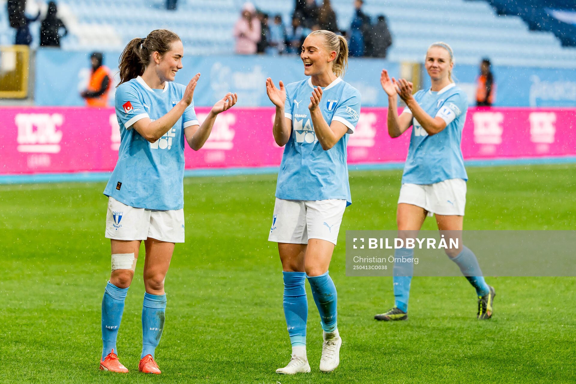 Malmö FFs spelare jublar