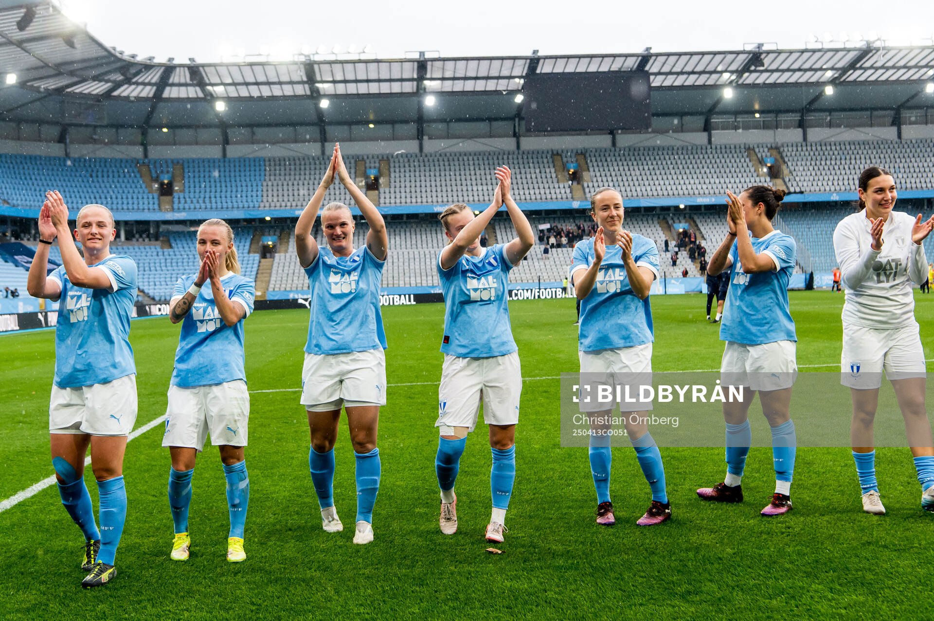 Malmö FFs spelare jublar